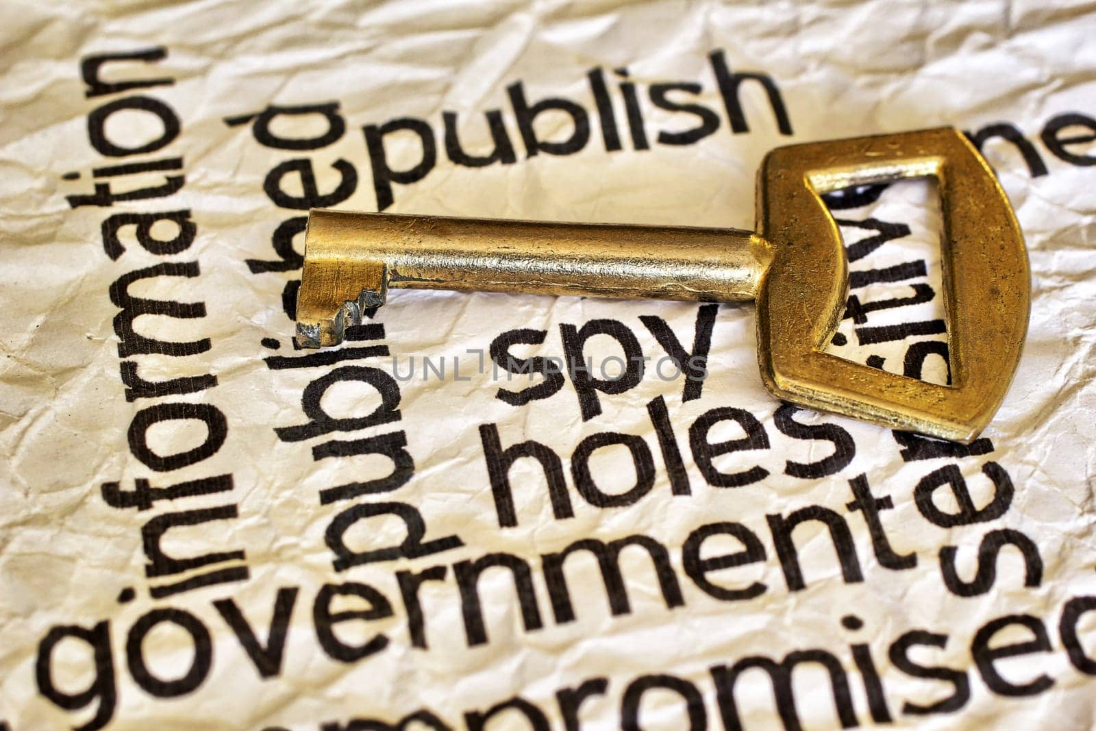 Publish spy key concept