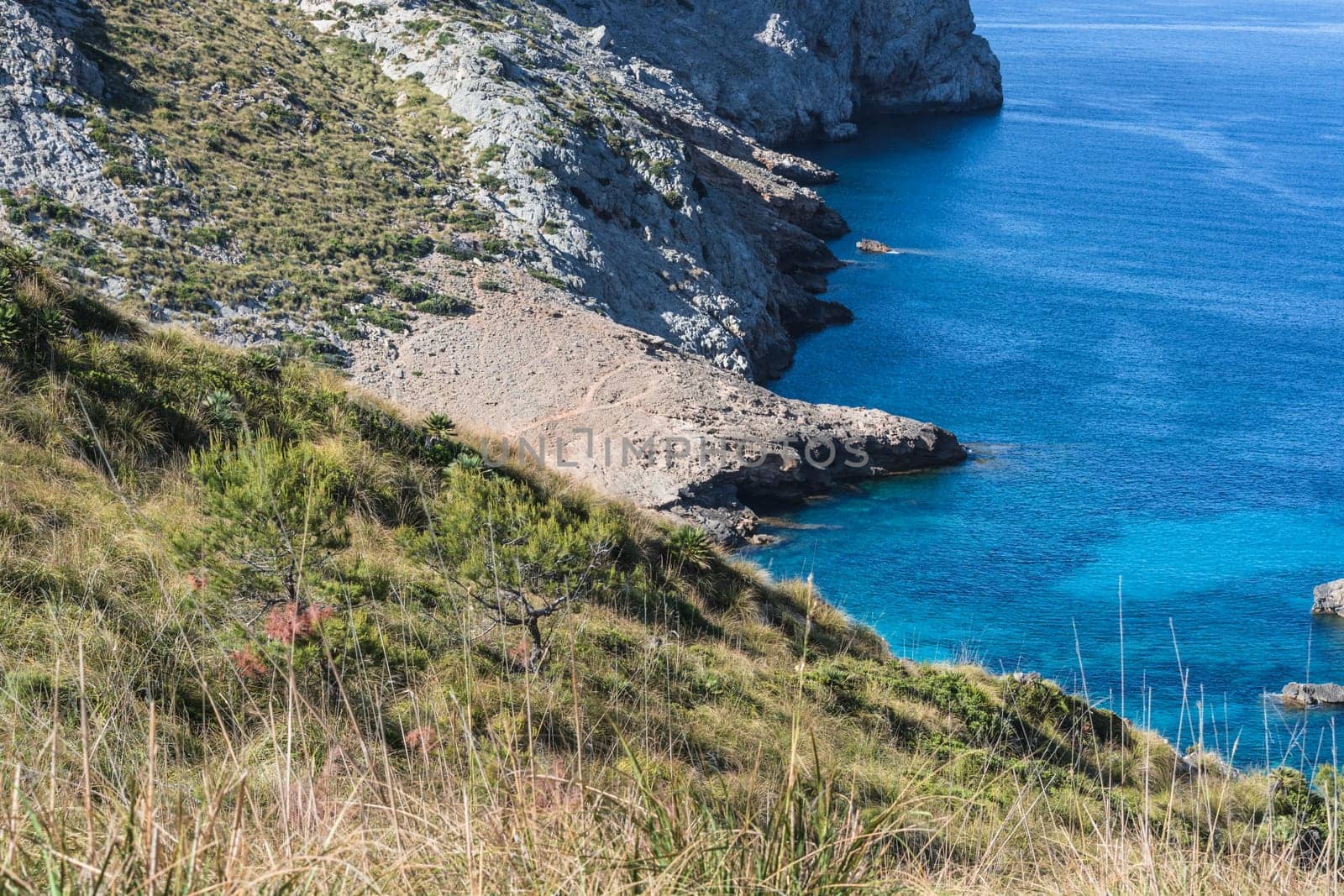 Picturesque sea landscape with bay. Mallorca, Baleares in Spain