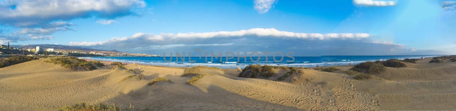 Panorama Beach of Cran Canaria, Puerto de Mogan, Spain