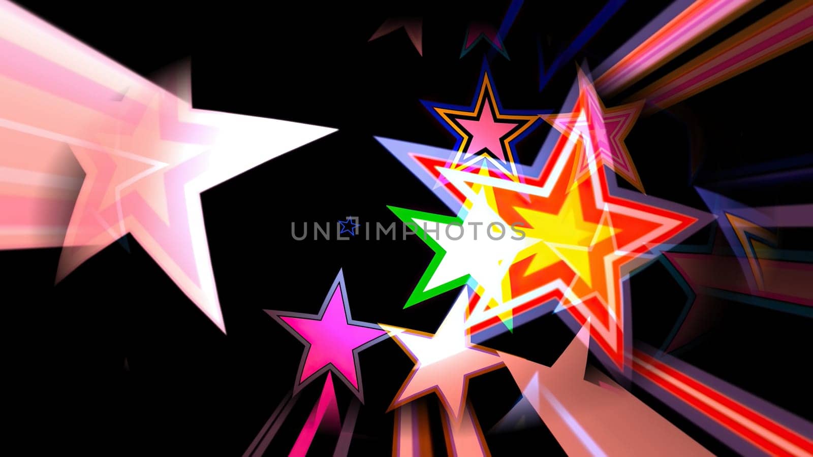 Colorful Stars on Spinning Sphere,Colorful Stars on Spinning Sphere