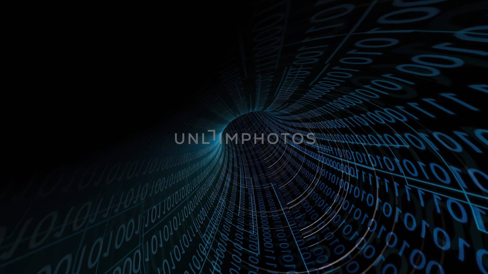 Driving Through Binary Data Tunnel ,Driving Through Binary Data Tunnel