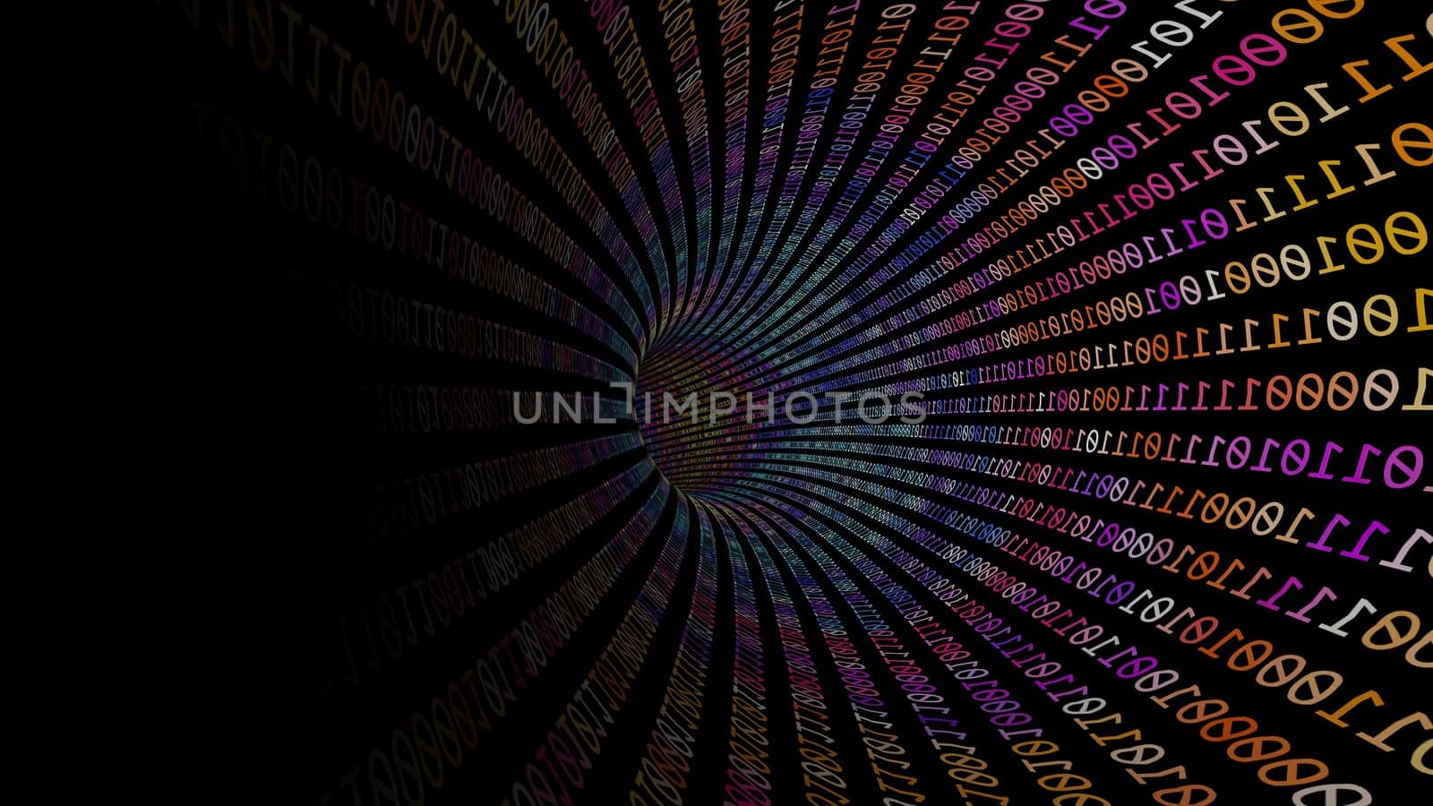 Driving Through Binary Data Tunnel ,Driving Through Binary Data Tunnel