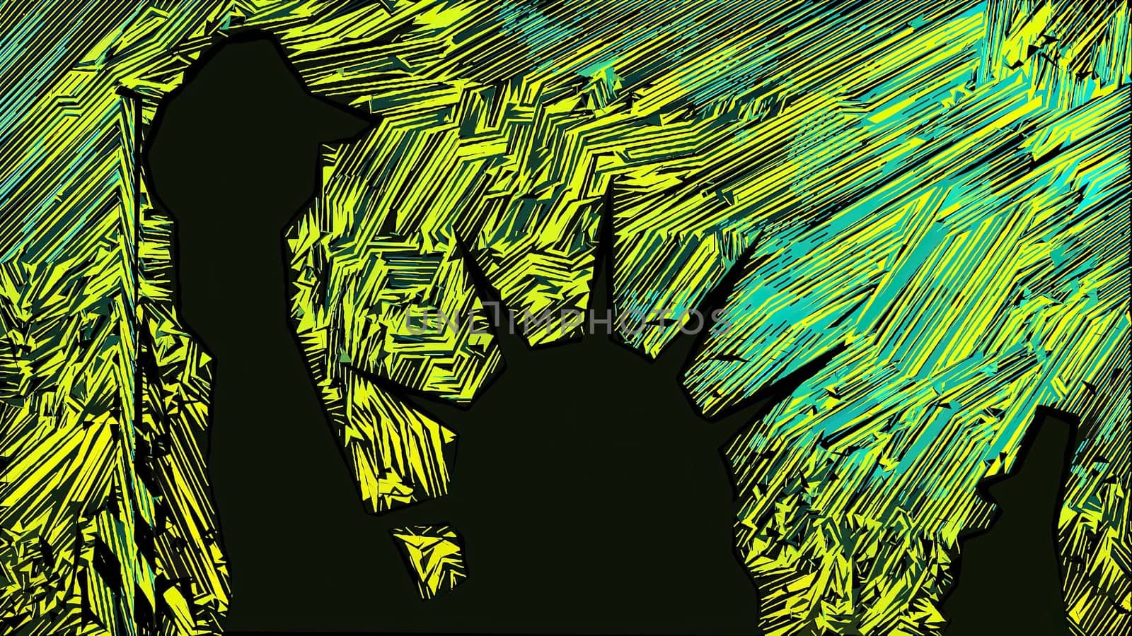 New York Statue of Liberty in a Pop Art Style ,New York Statue of Liberty in a Pop Art Style
