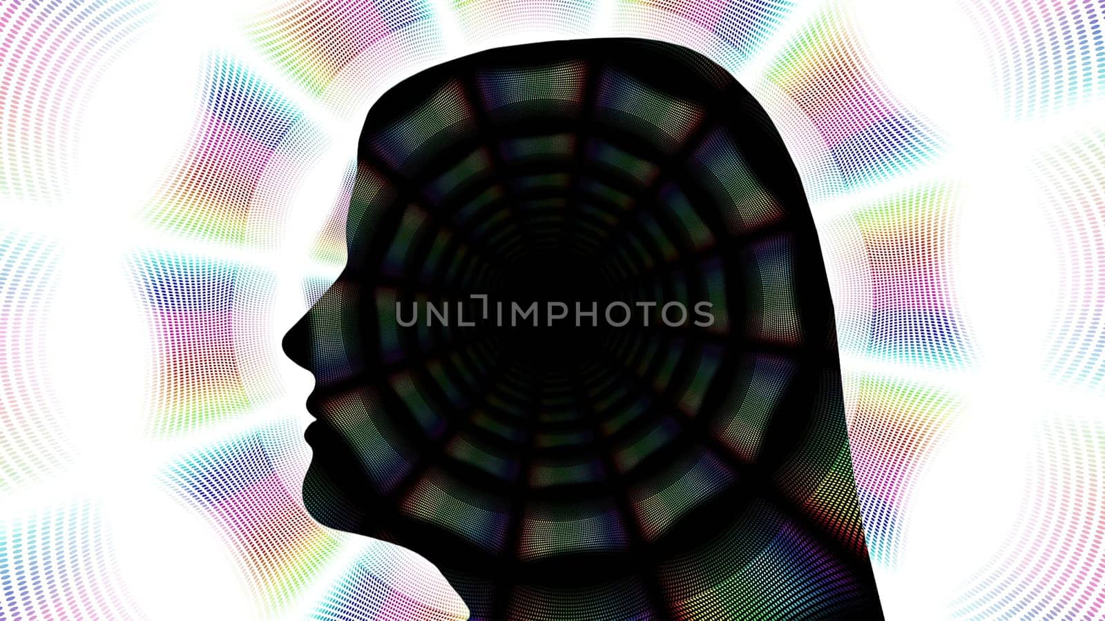 Surreal  Portrait of Woman silhouette,Surreal  Portrait of Woman silhouette
