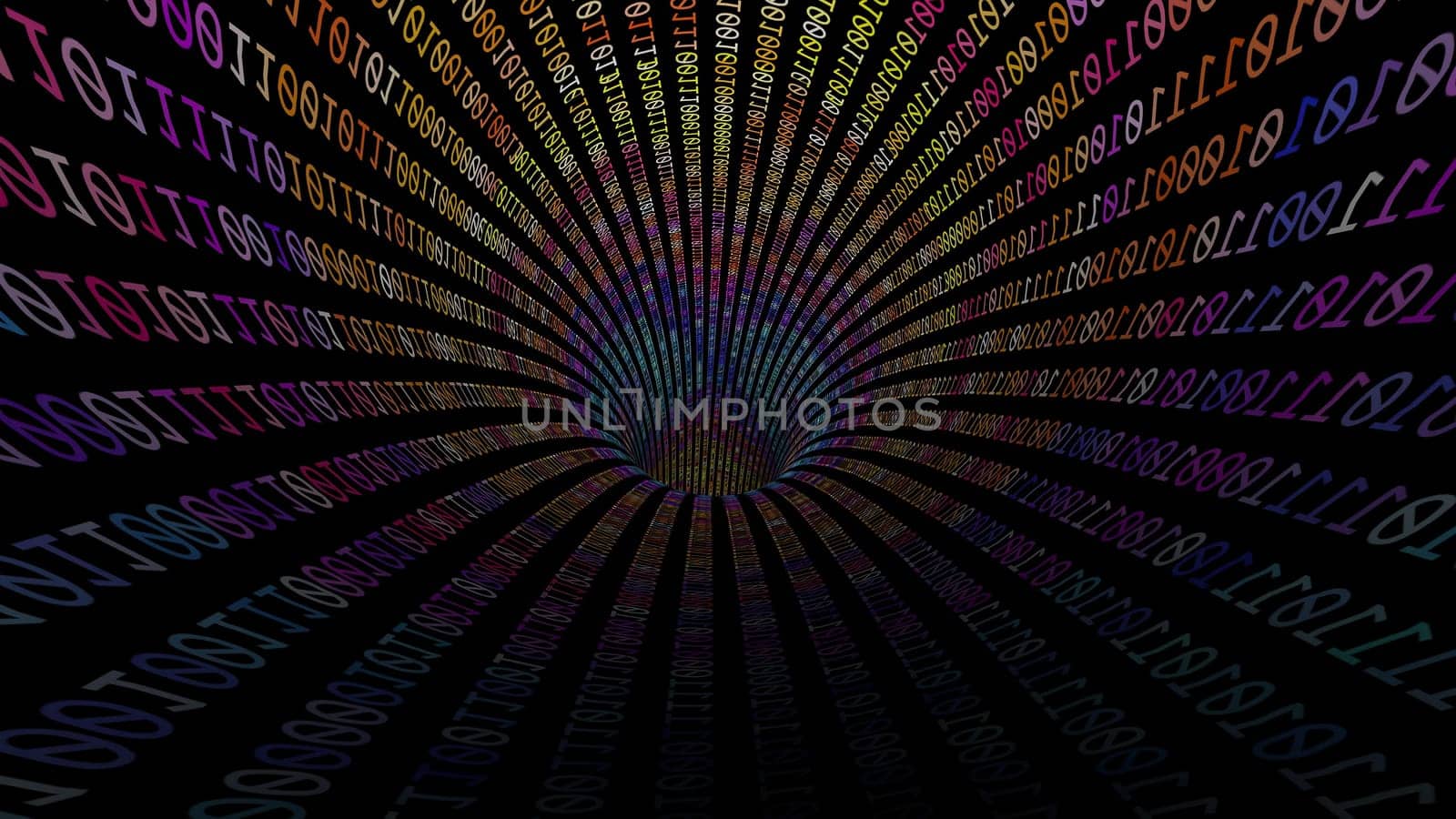 Driving Through Binary Data Tunnel ,Driving Through Binary Data Tunnel