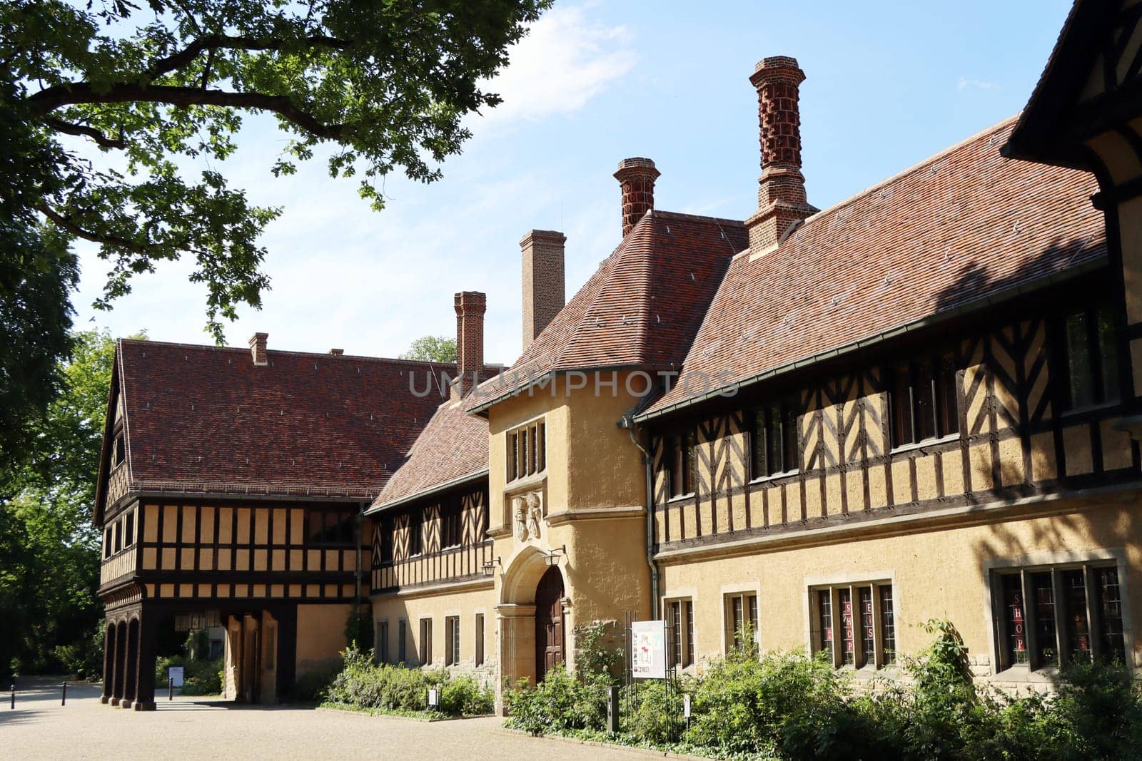 Schloss Cecilienhof, Ort der Potsdamer Konferenz 1945, Brandenburg, Deutschland, Potsdam