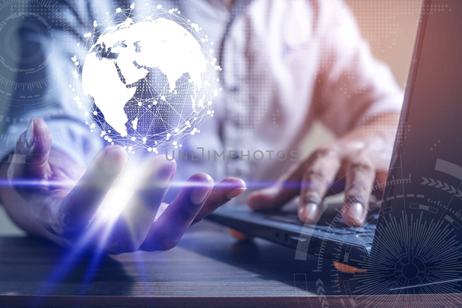 Age of technology People's, Use of technology in the modern era, Interconnection by internet network, Communication with the Internet, Communicating with each other around the world without borders
