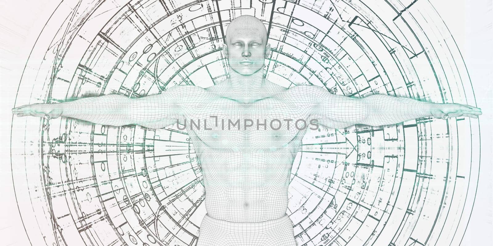 Future Technology Data Science Concept Background Art