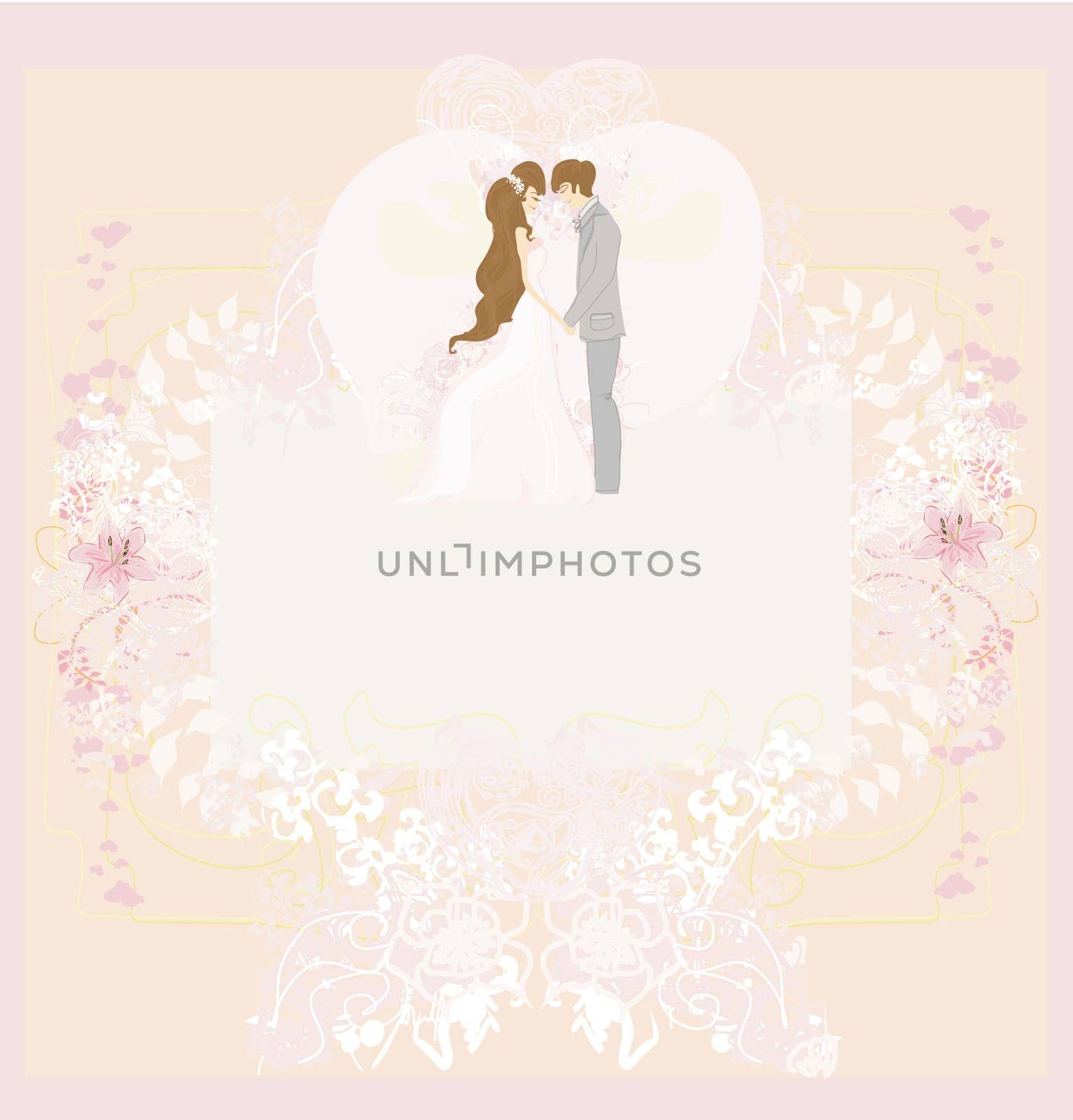 elegant wedding invitation