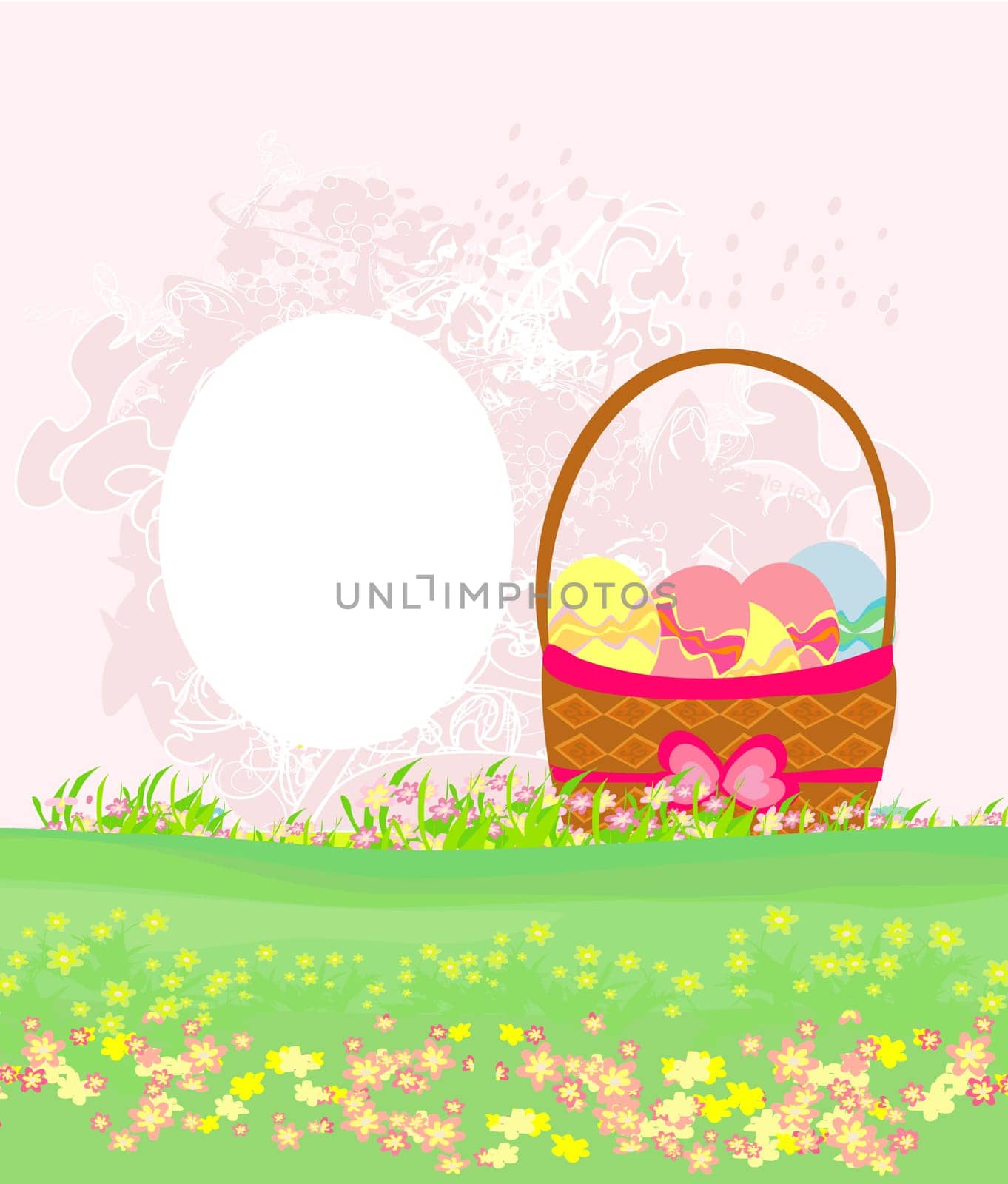 happy easter border.