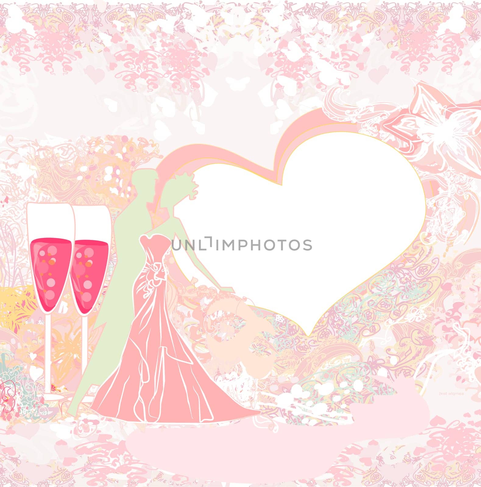 Ballroom dancers - invitation