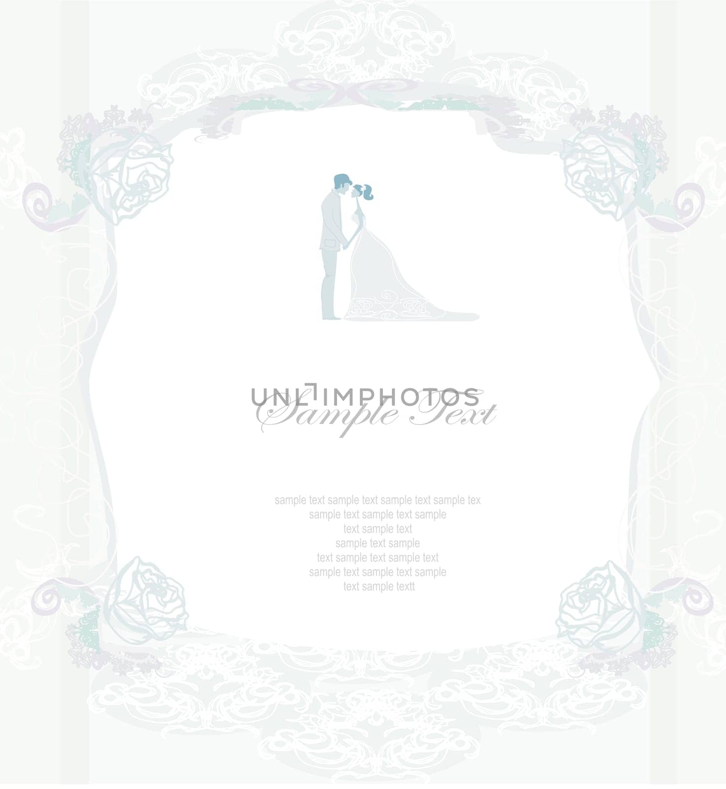 elegant wedding invitation