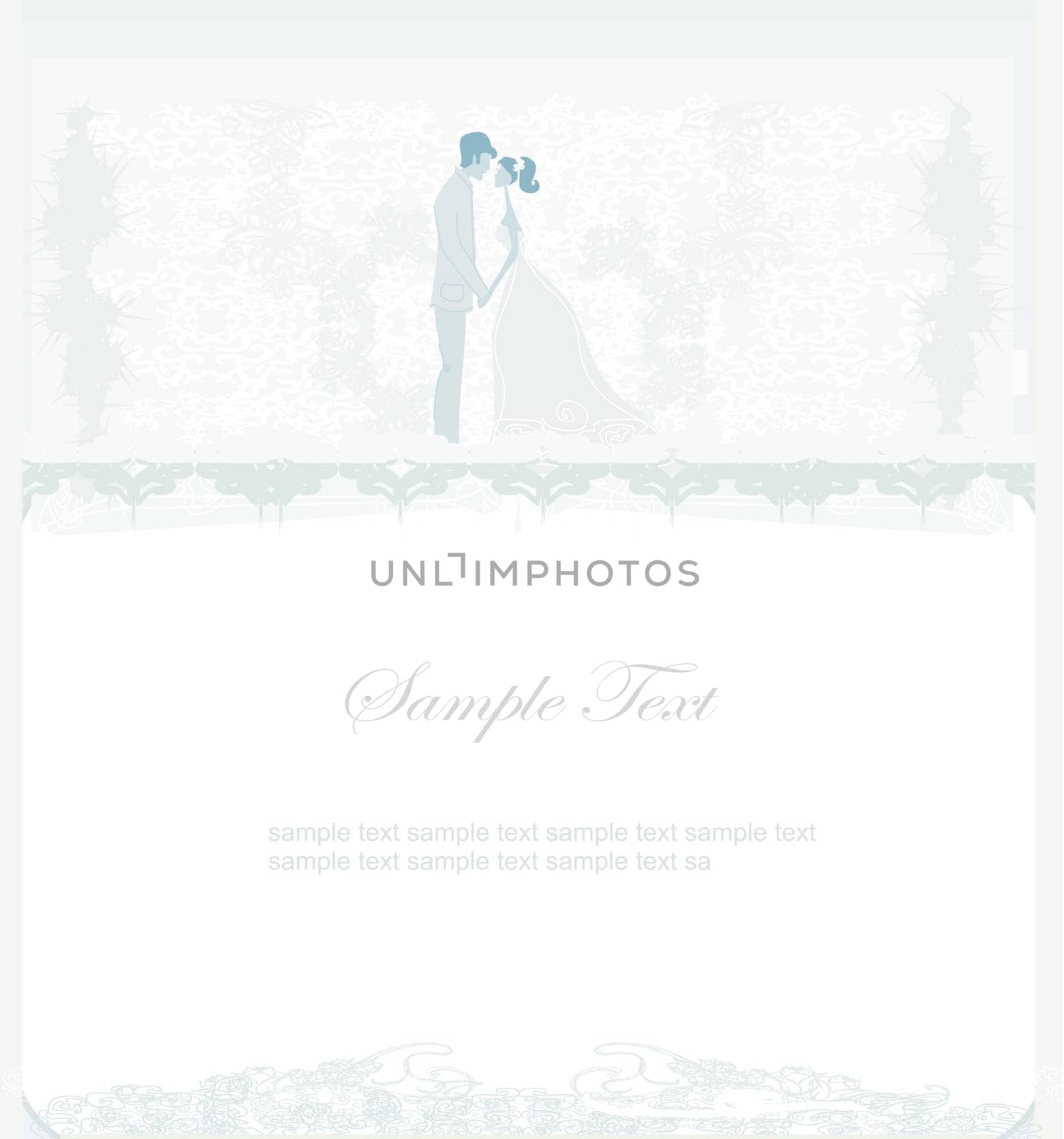 elegant wedding invitation