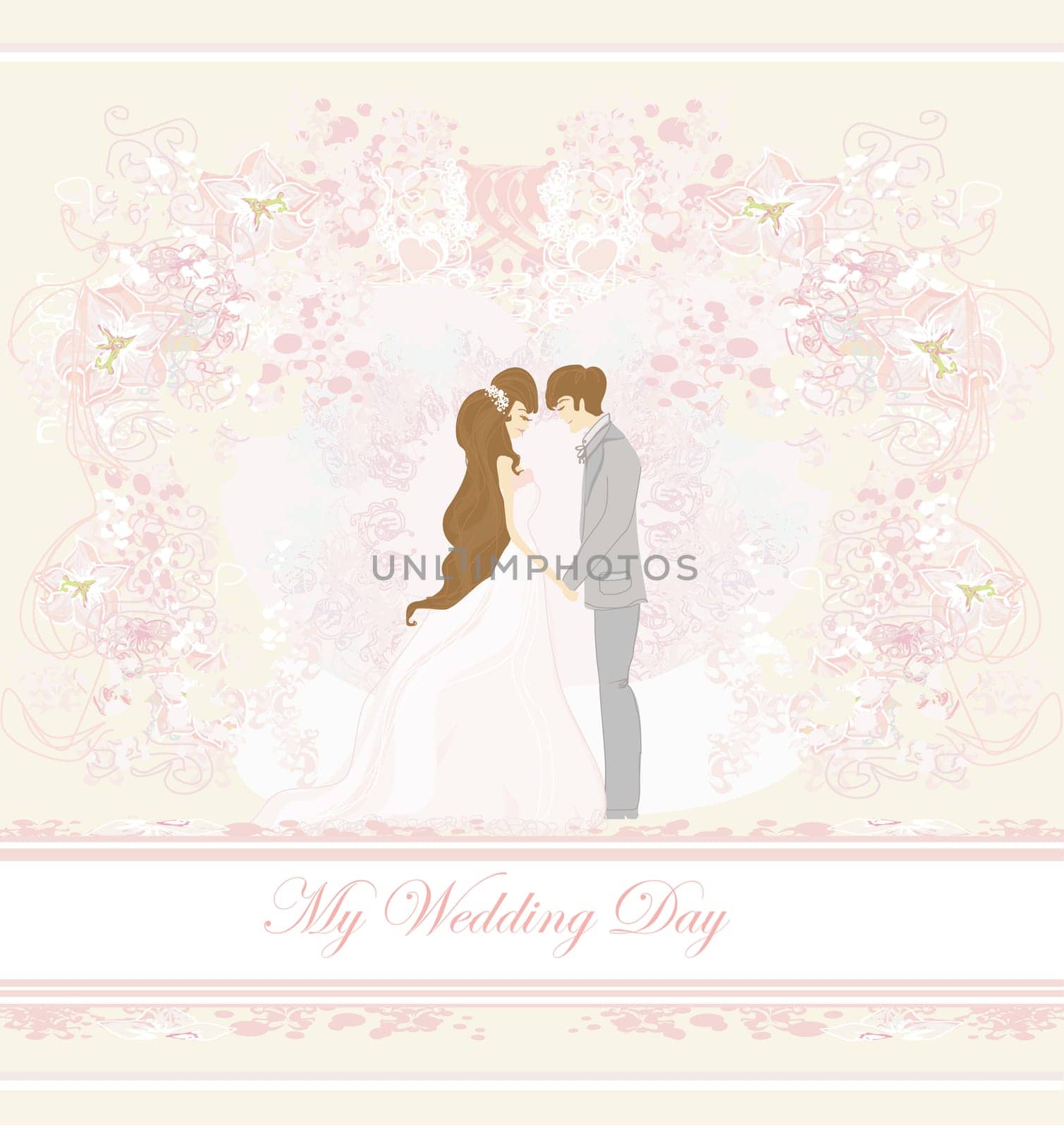 elegant wedding invitation