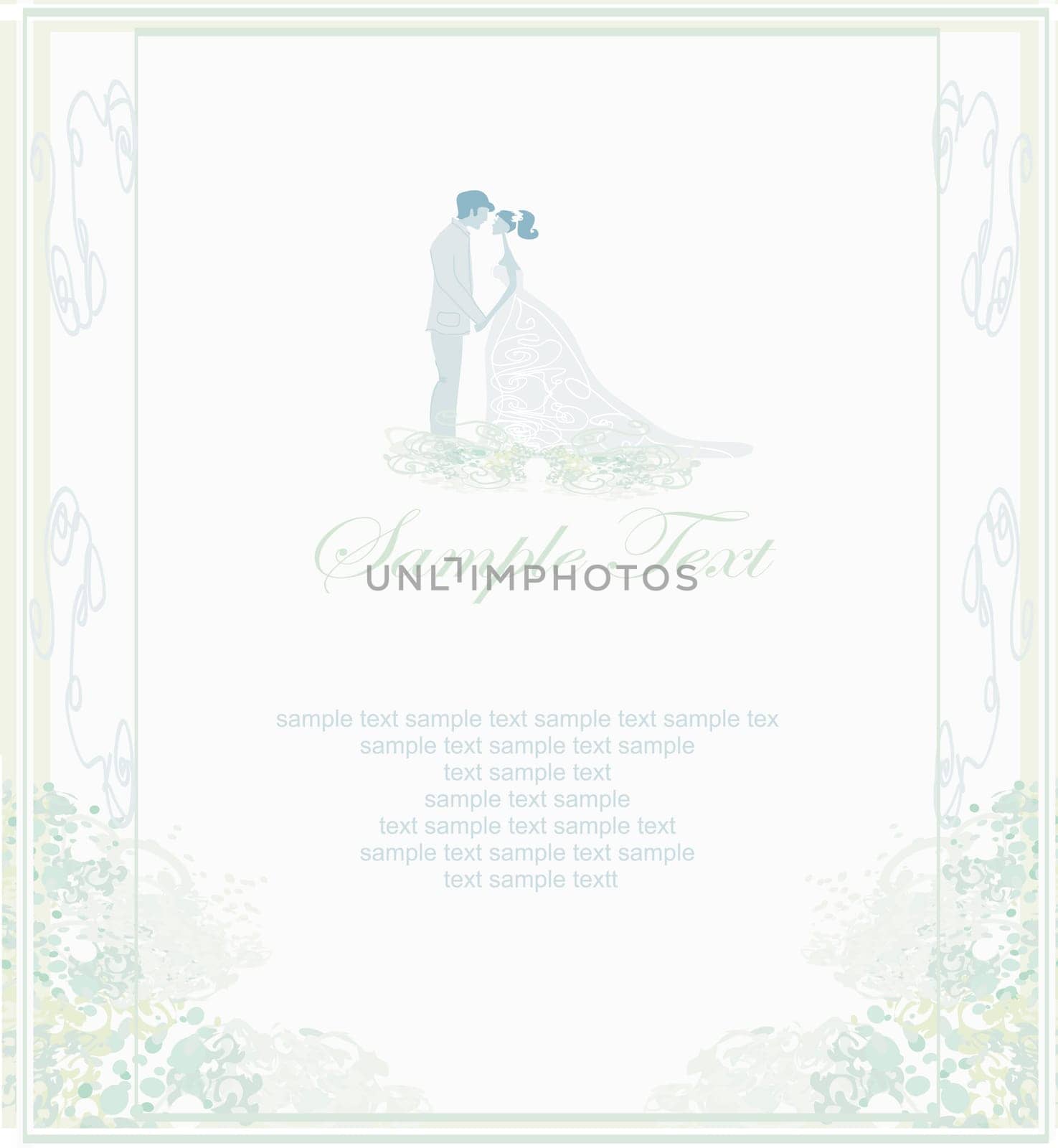 elegant wedding invitation