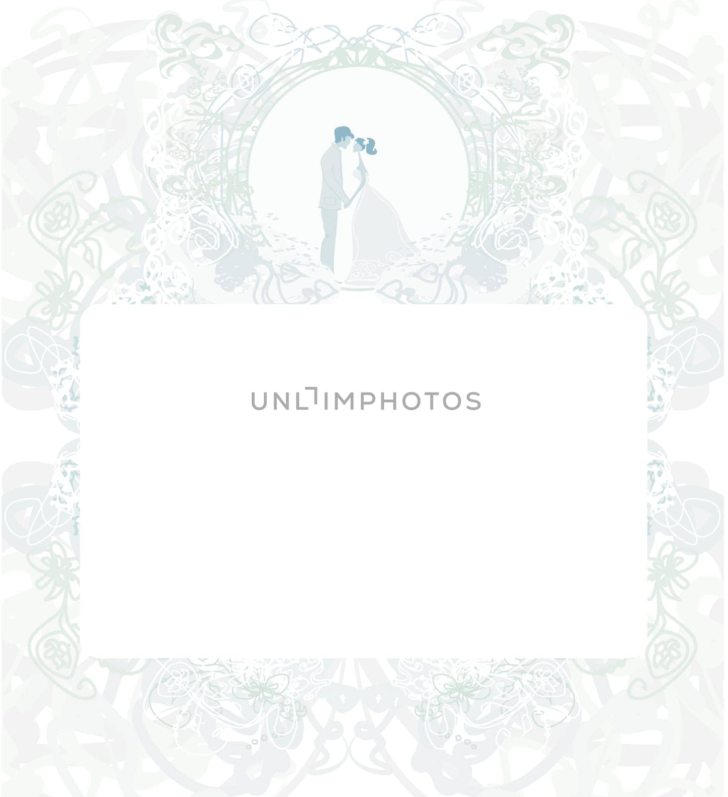 elegant wedding invitation