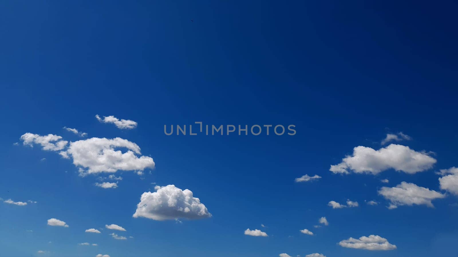 Blue sky with white clouds