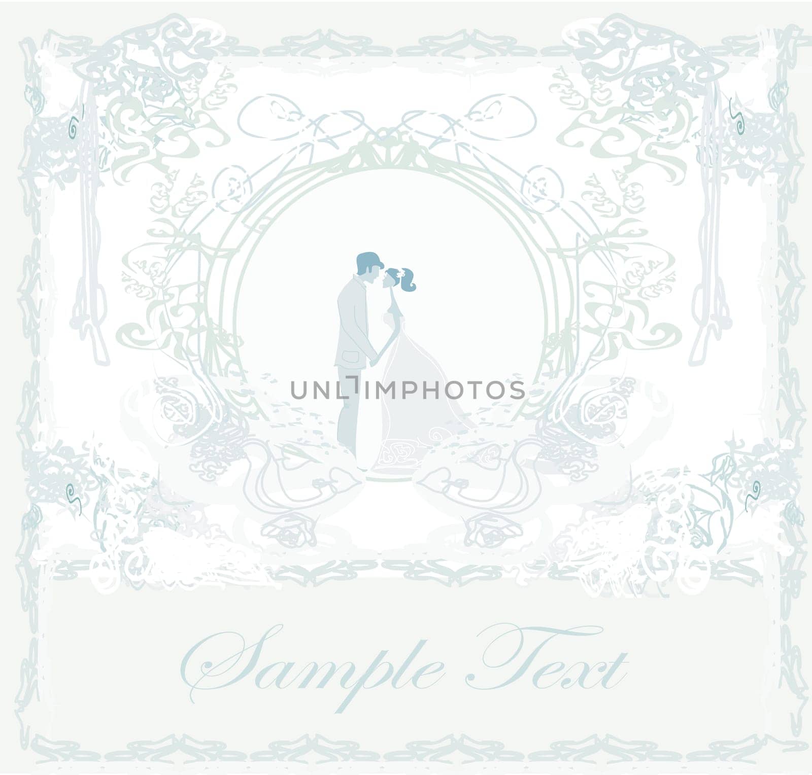 elegant wedding invitation