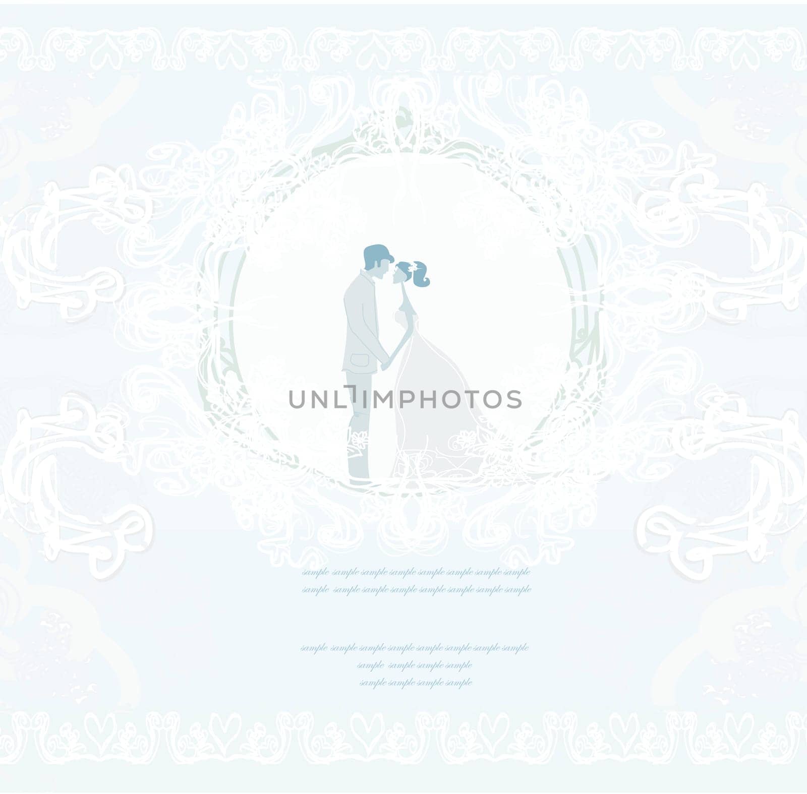 elegant wedding invitation