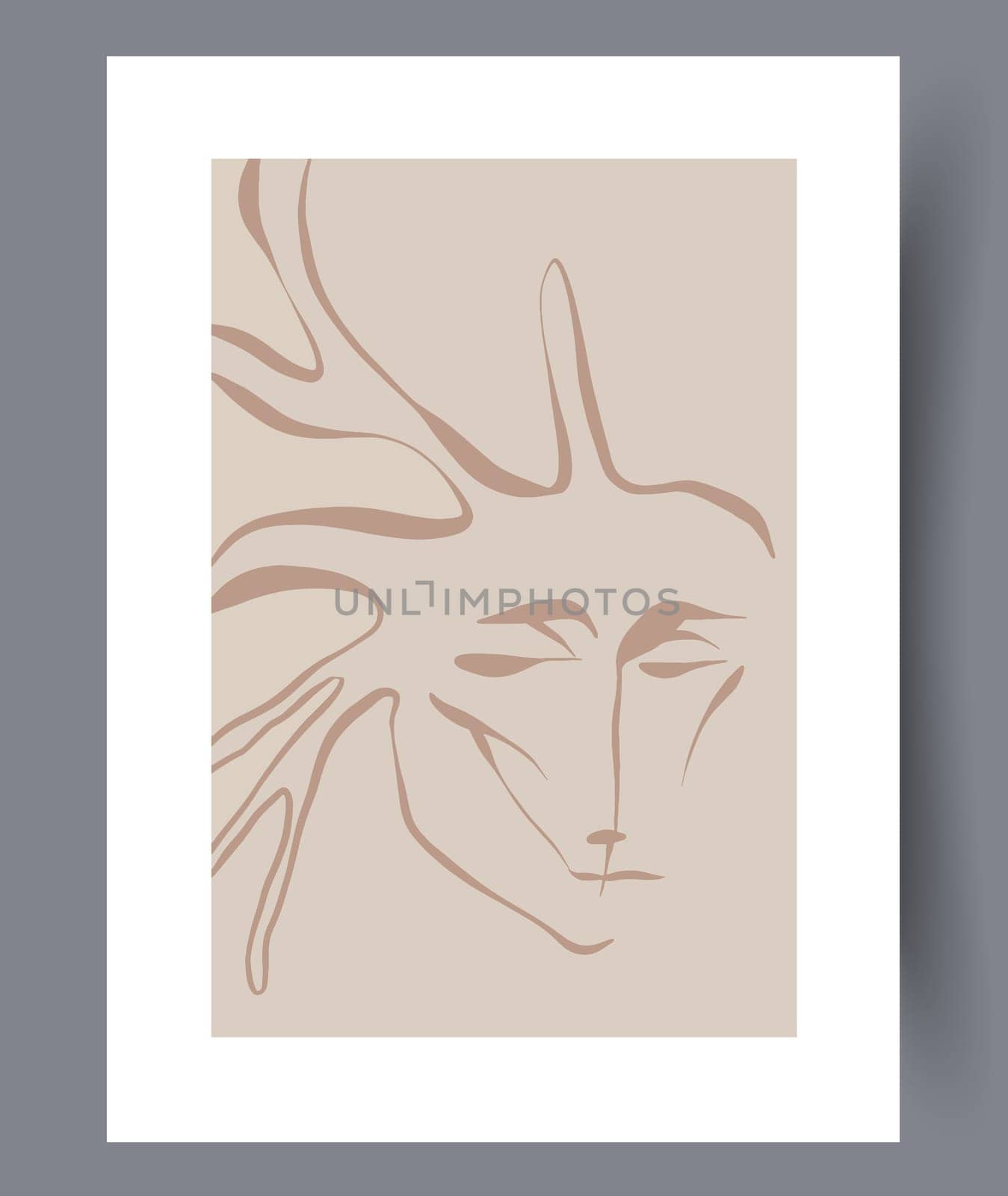 Minimalistic hand drawn wall art banners. Minimal Scandinavian designs for interior. Printable abstract wall posters. Vector illustration.