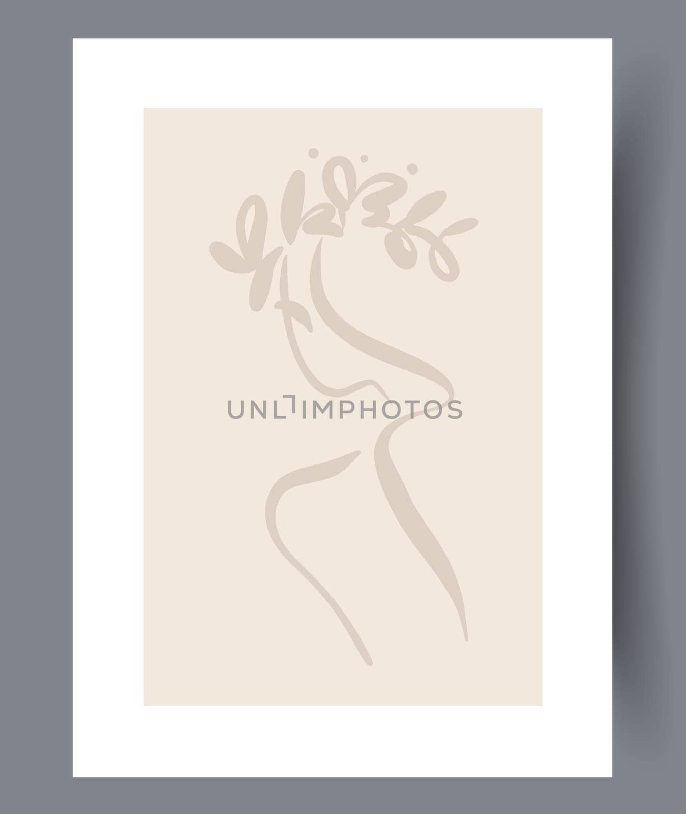Minimalistic hand drawn wall art banners. Minimal Scandinavian designs for interior. Printable abstract wall posters. Vector illustration.