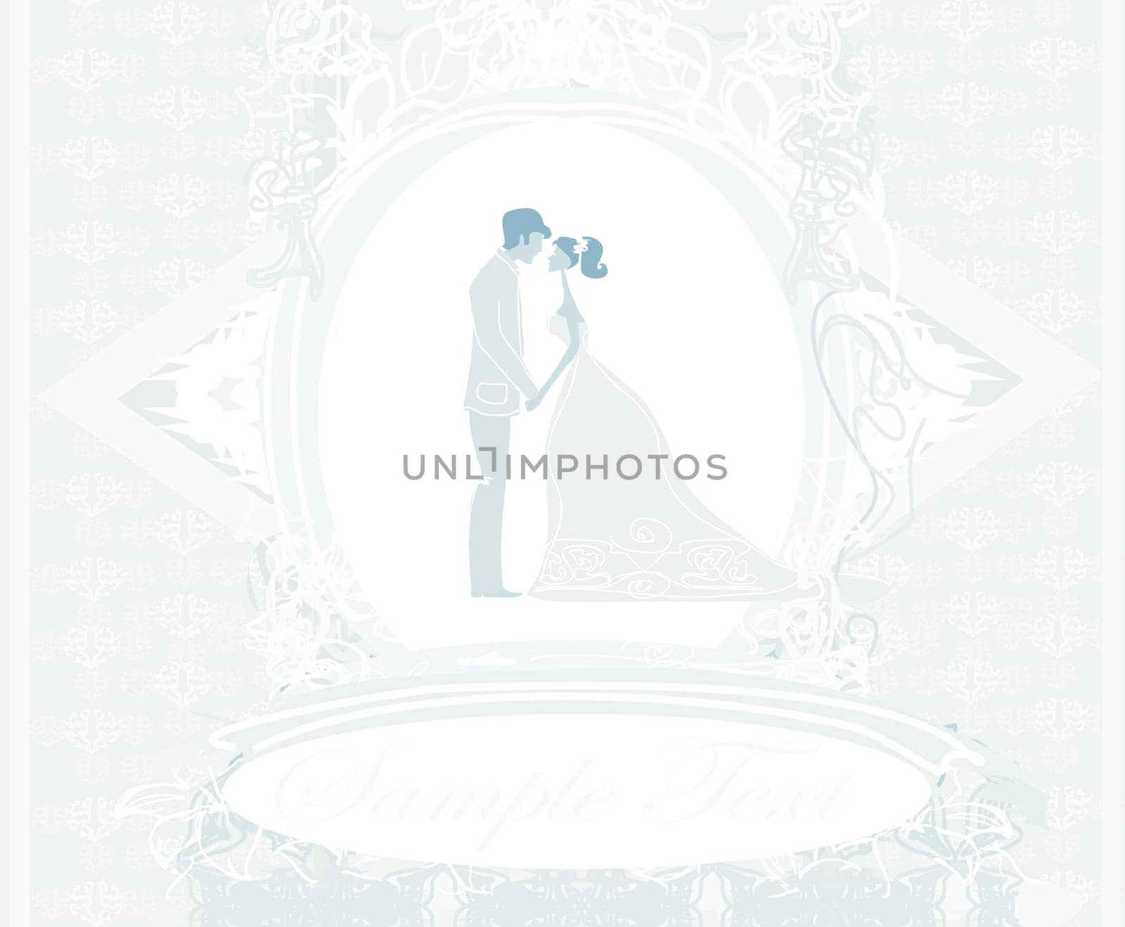 elegant wedding invitation