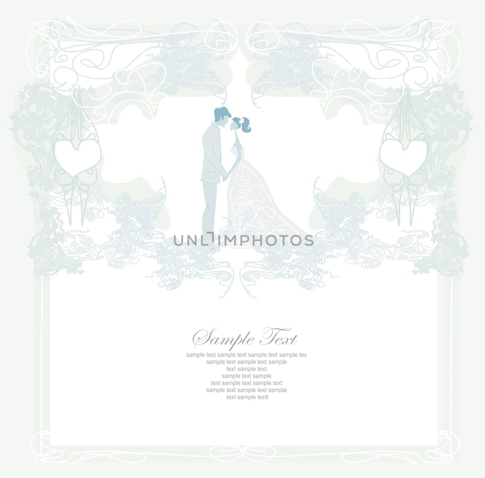 elegant wedding invitation