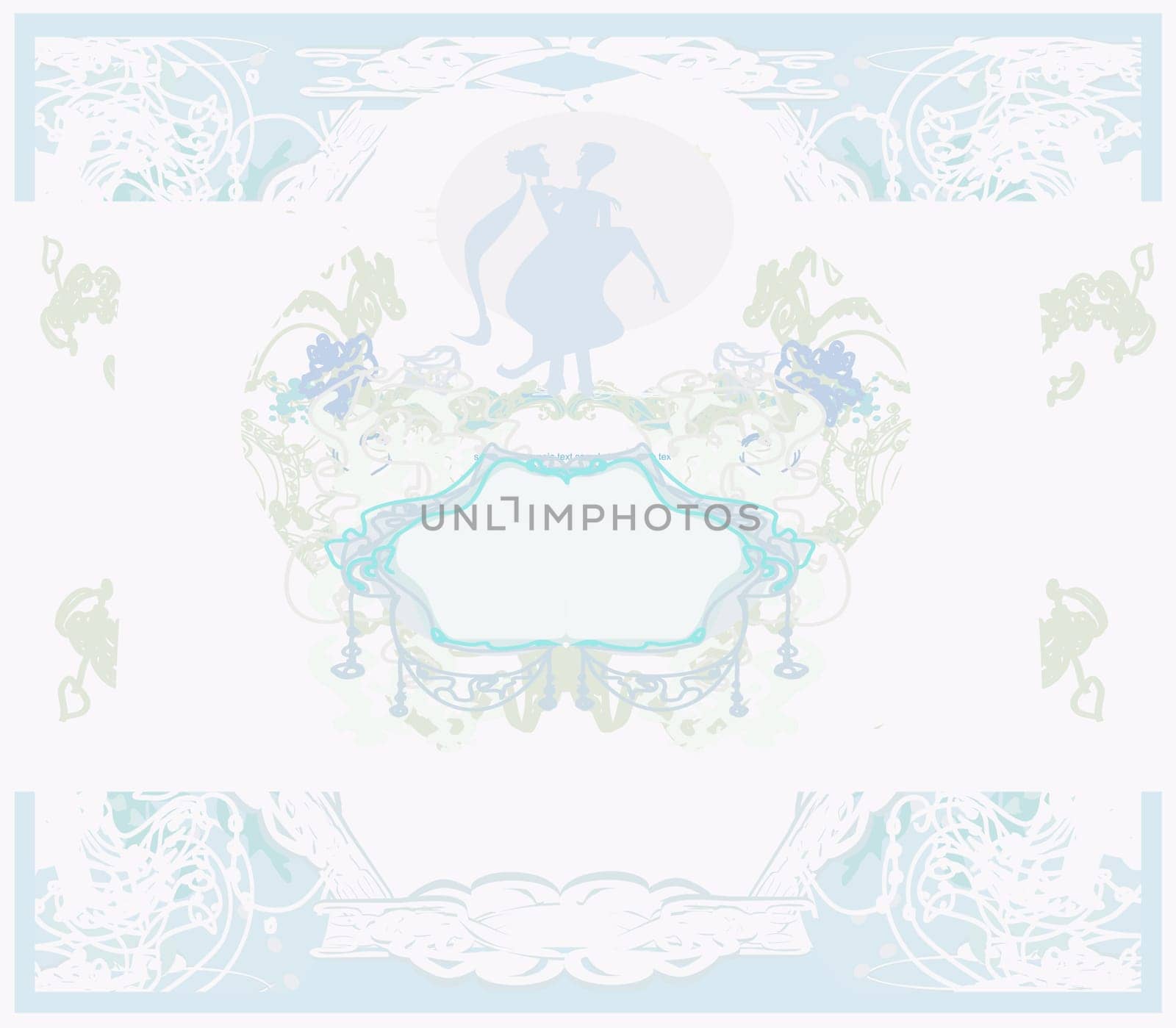 elegant wedding invitation