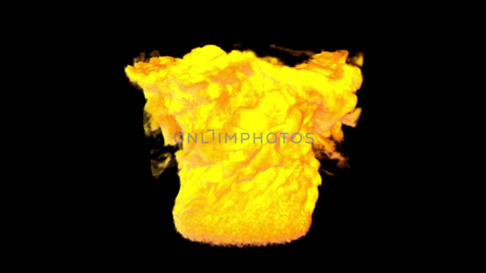 Fire tornado. Computer generated 3d render