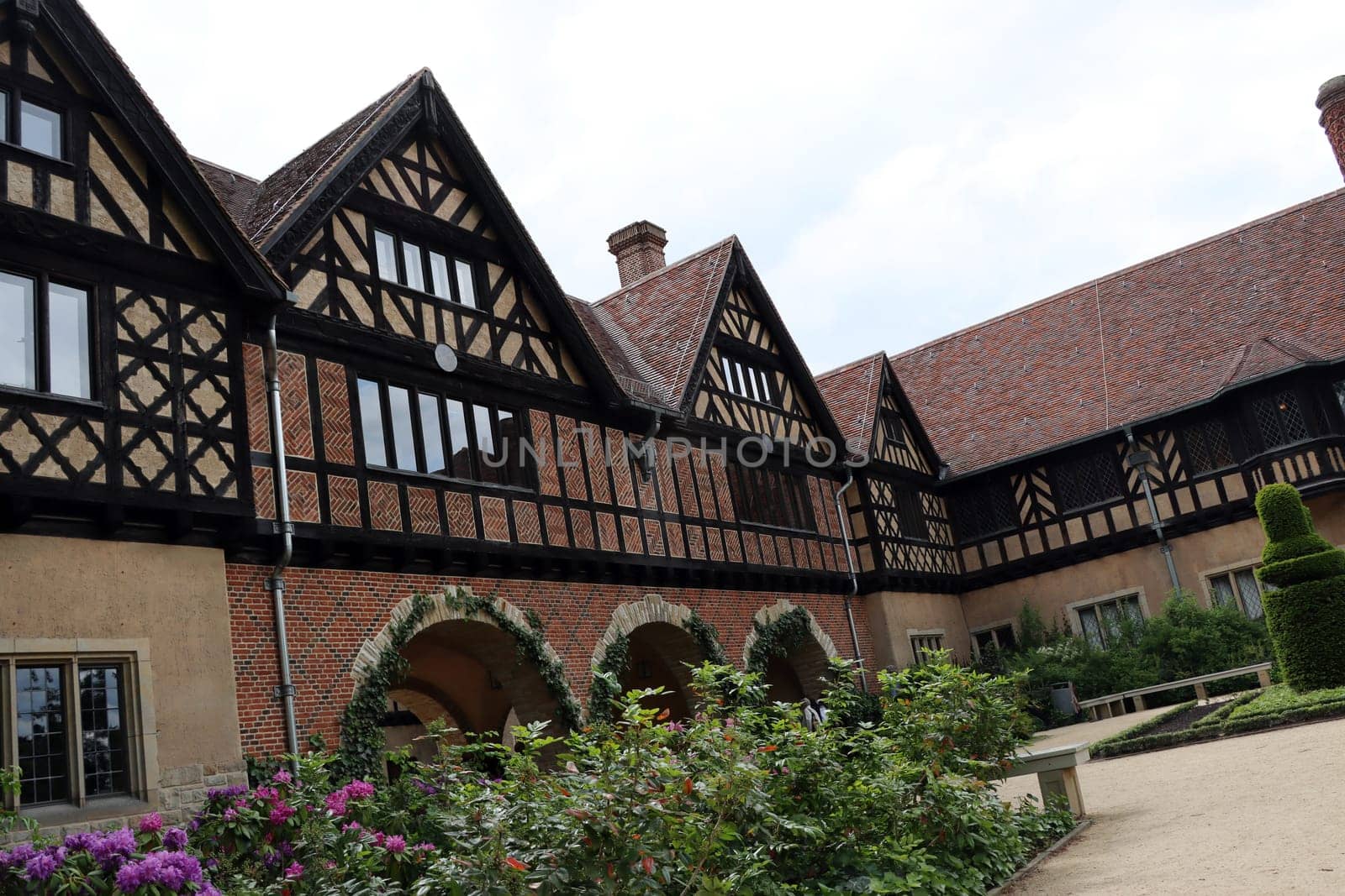 Schloss Cecilienhof historische Stätte der Potsdamer Konferenz 1945, Brandenburg, Deutschland, Potsdam