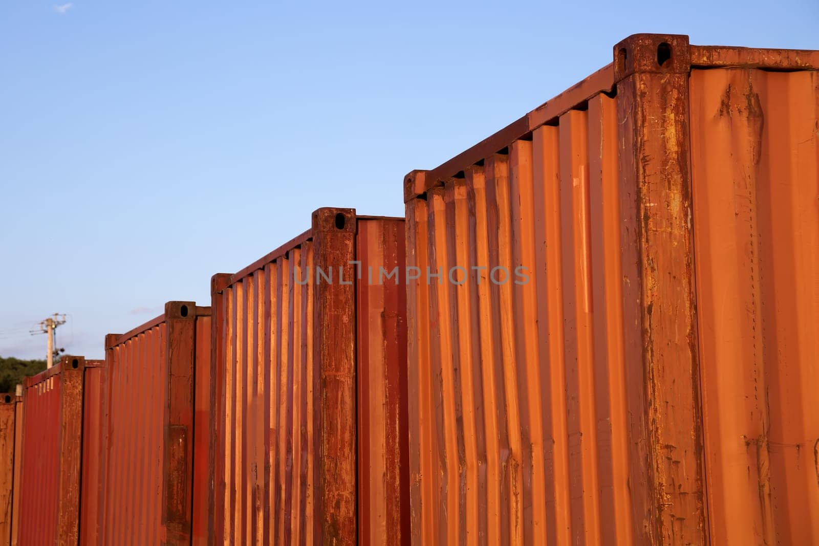 international shipping containers merchandise delivery industrial storage logistic and distribution