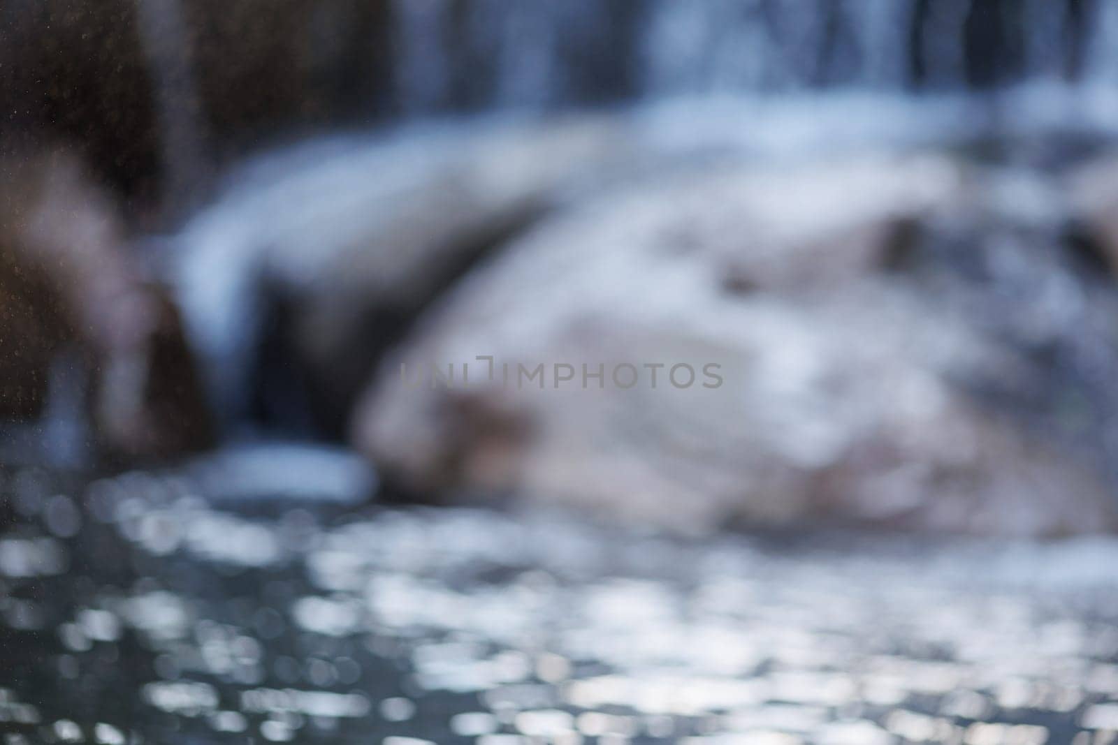 Waterfall unfocussed backdrop