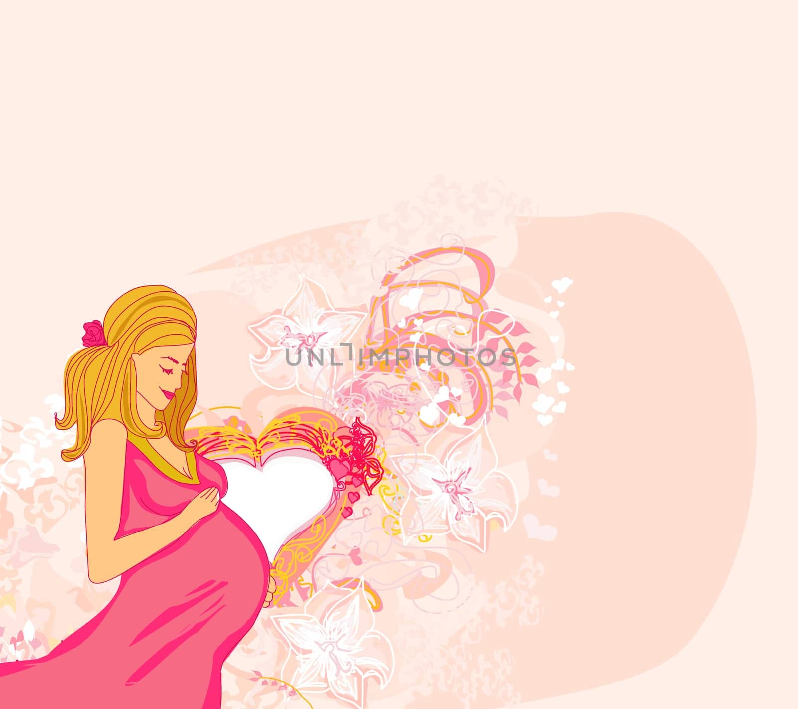 Beautiful pregnant girl