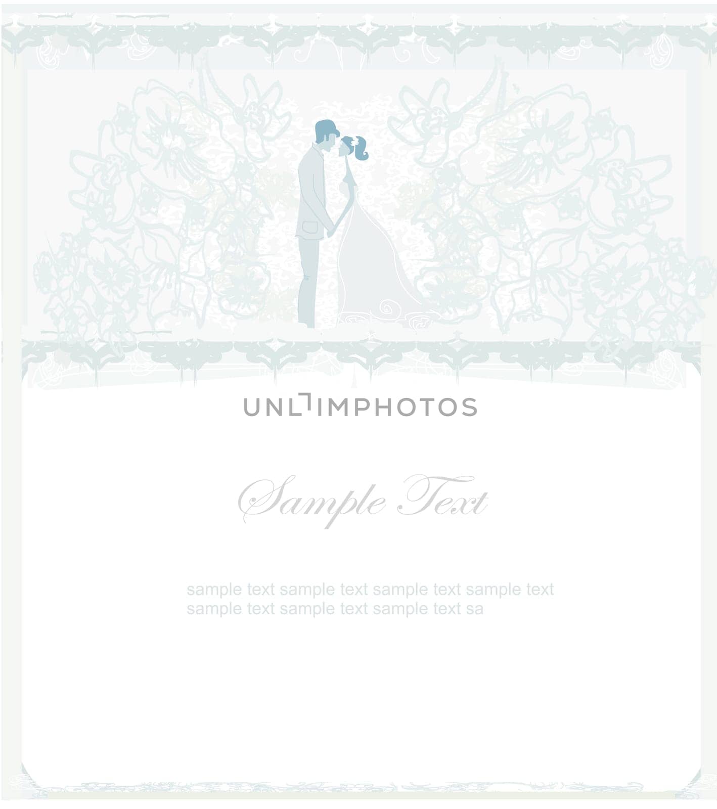 elegant wedding invitation