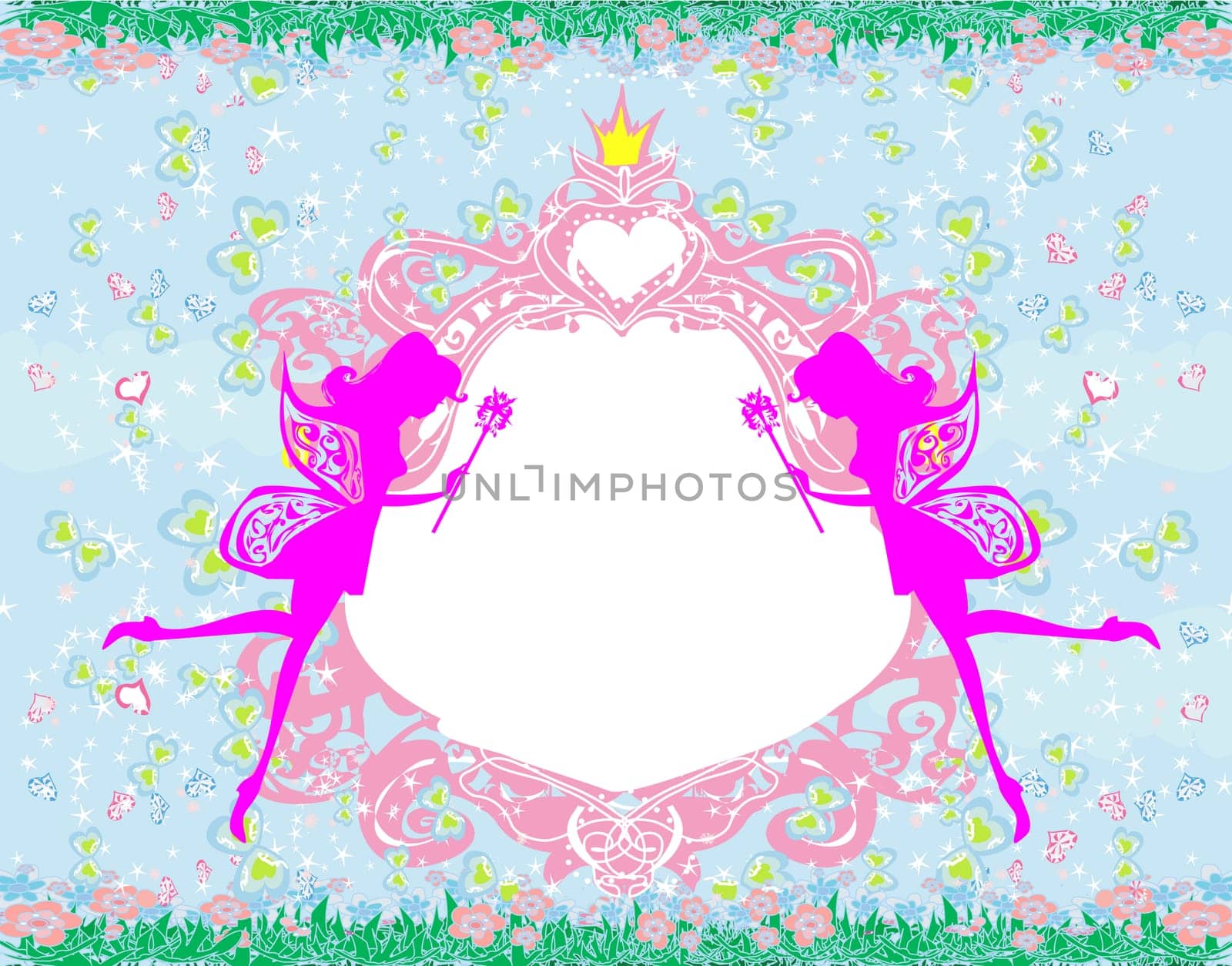 beautiful Fairy - Cute happy birthday card