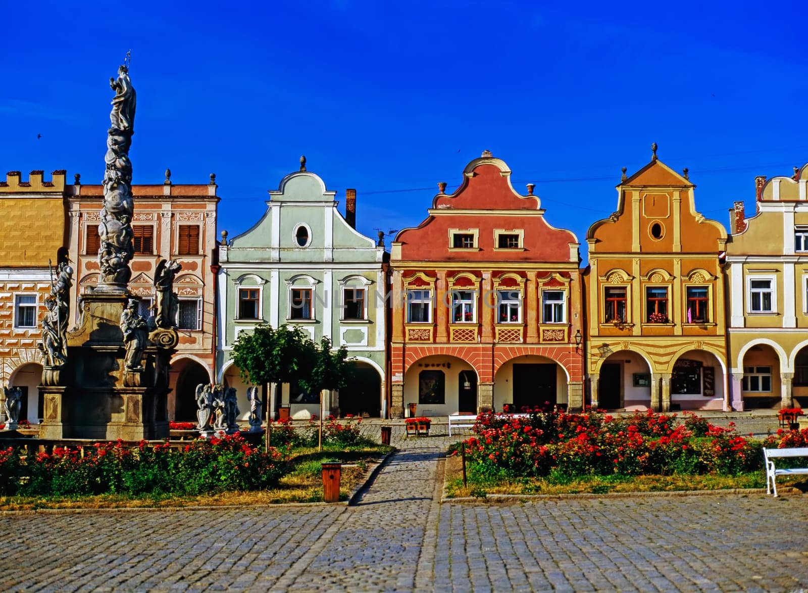 Main Square in Telc, Czech Republic