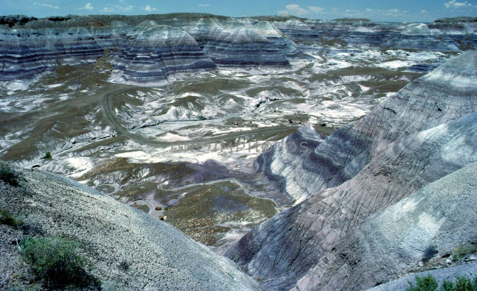 Blue Mesa in Painted Desert, Arizona