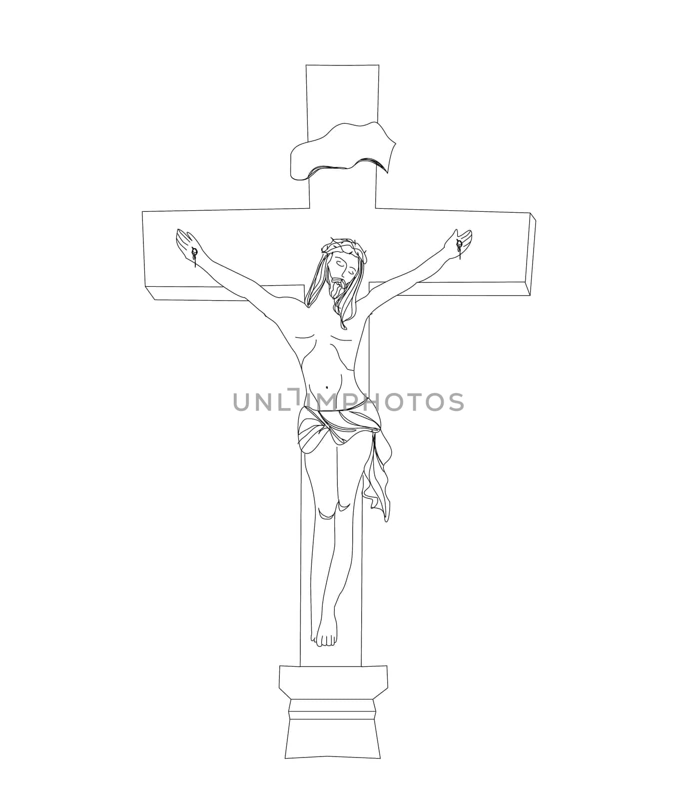 jesus christ in the cross