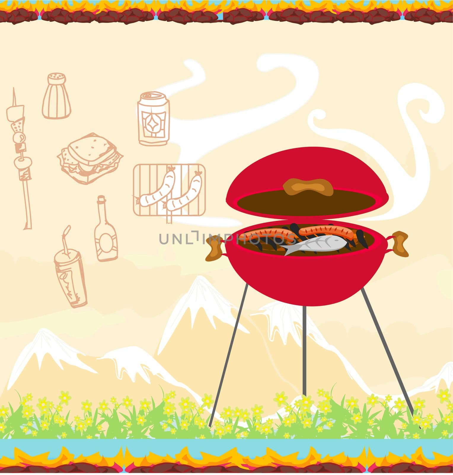 Barbecue Party Invitation