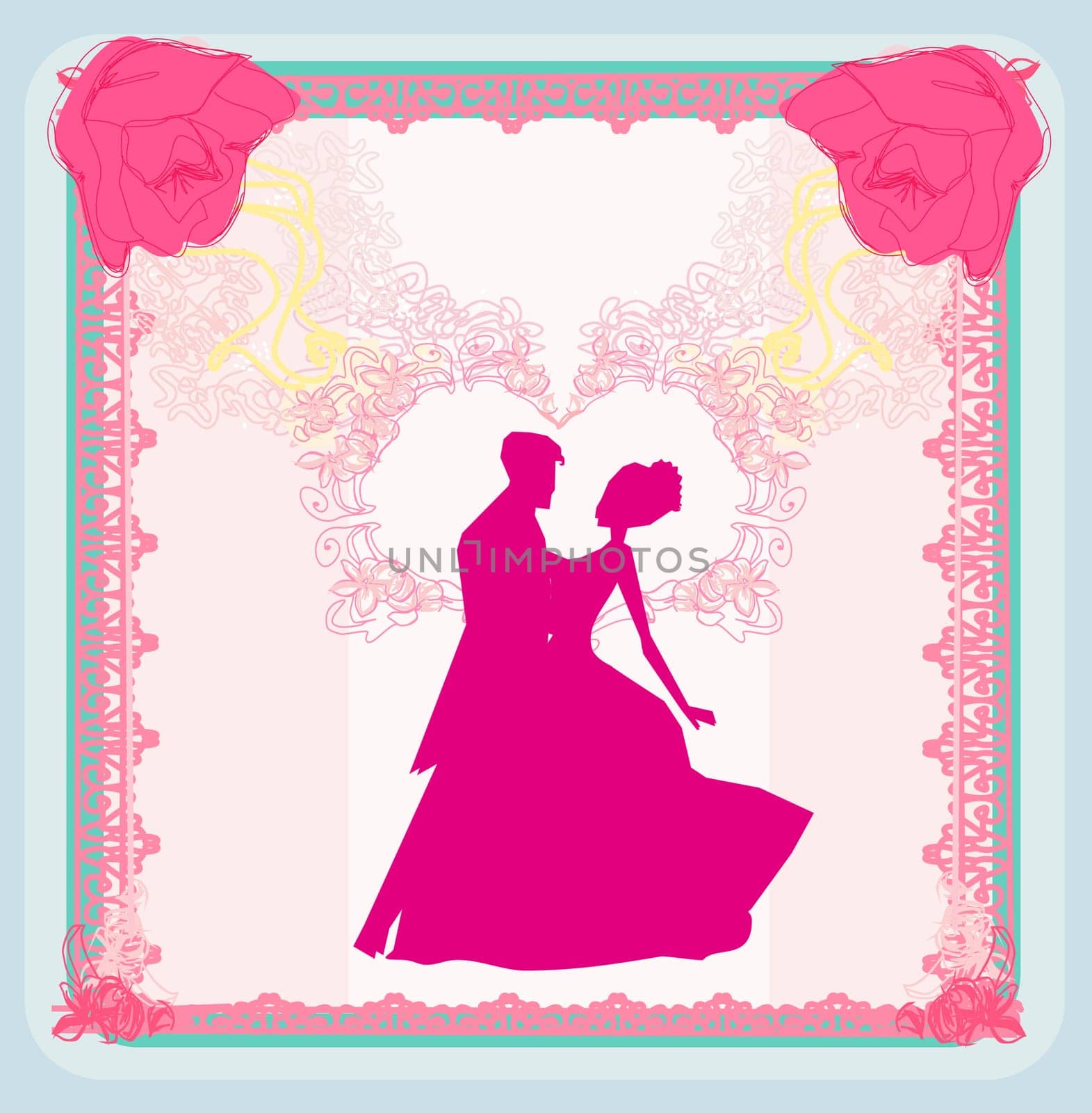 wedding dancing couple background