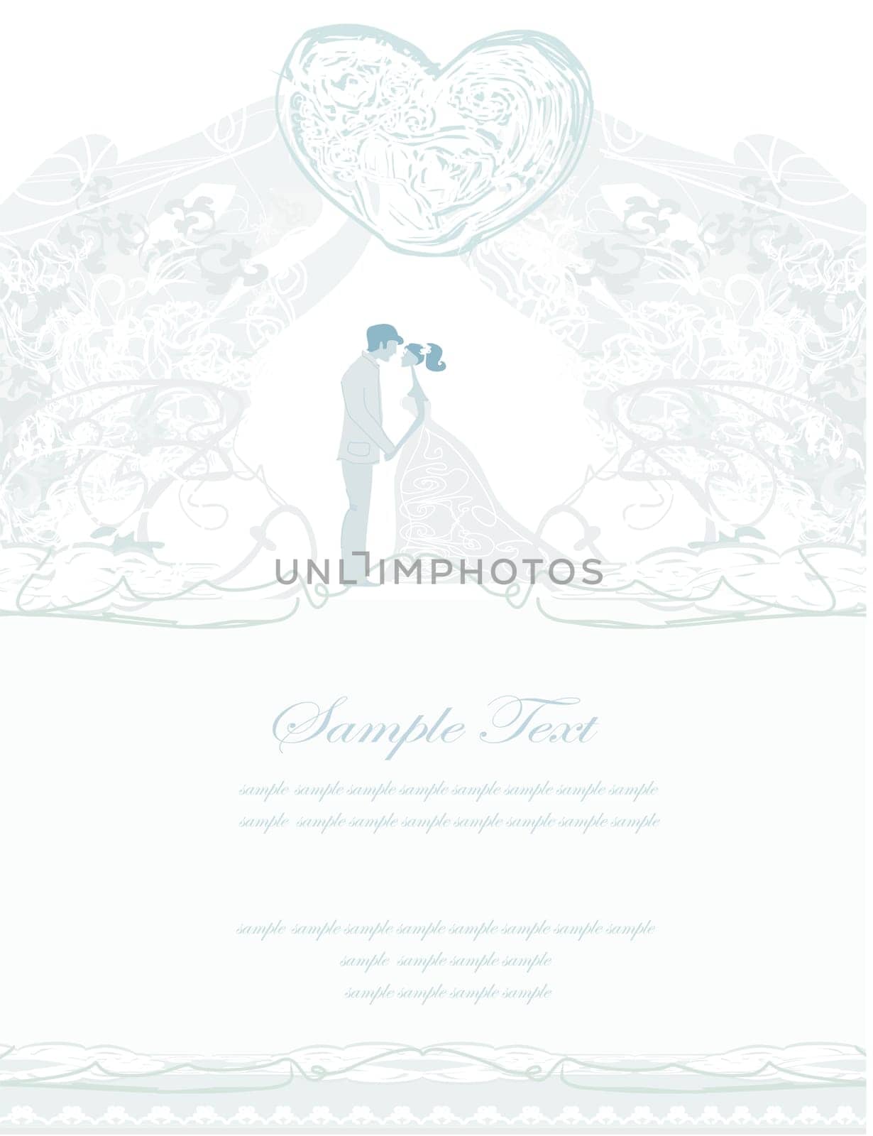 elegant wedding invitation
