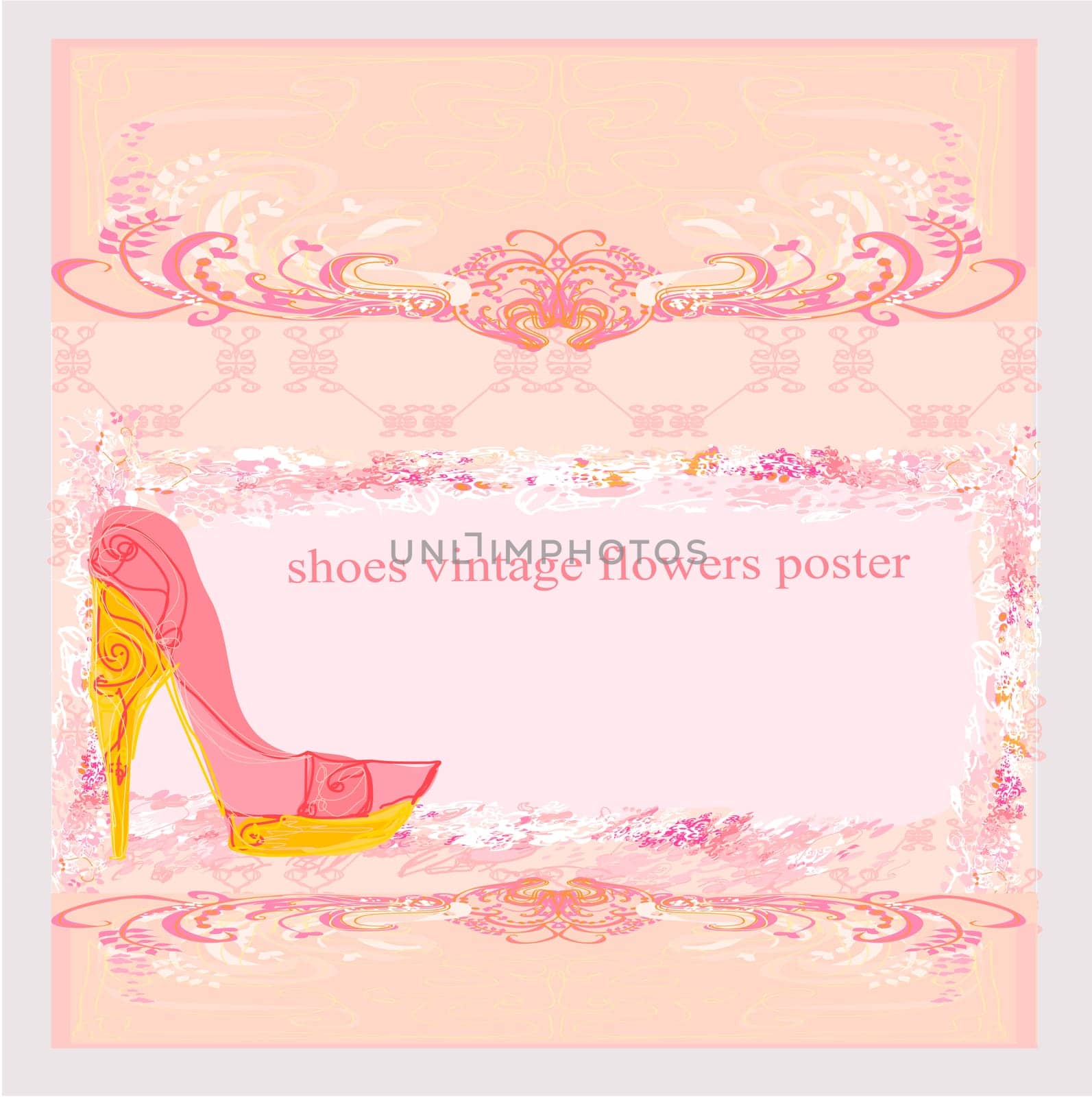 shoes vintage poster