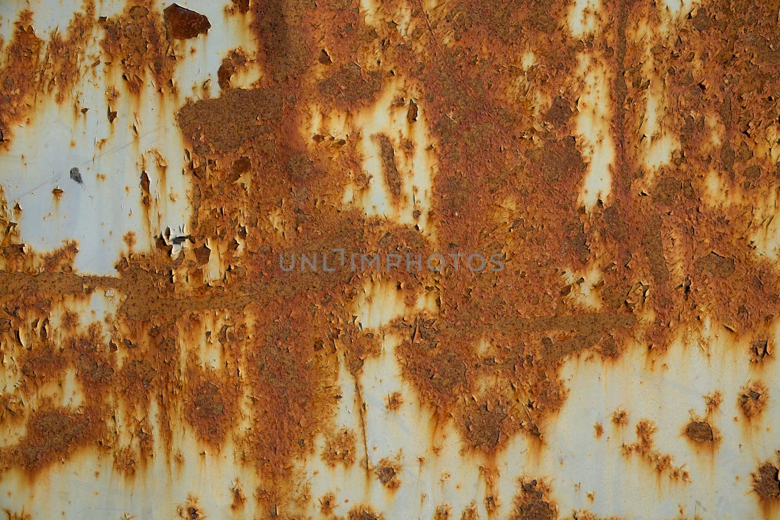 heavy metal rust damage peeling paint brown corrosion texture grunge dirty surface background