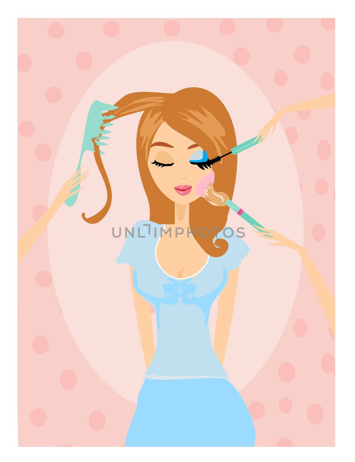 Make-up girl