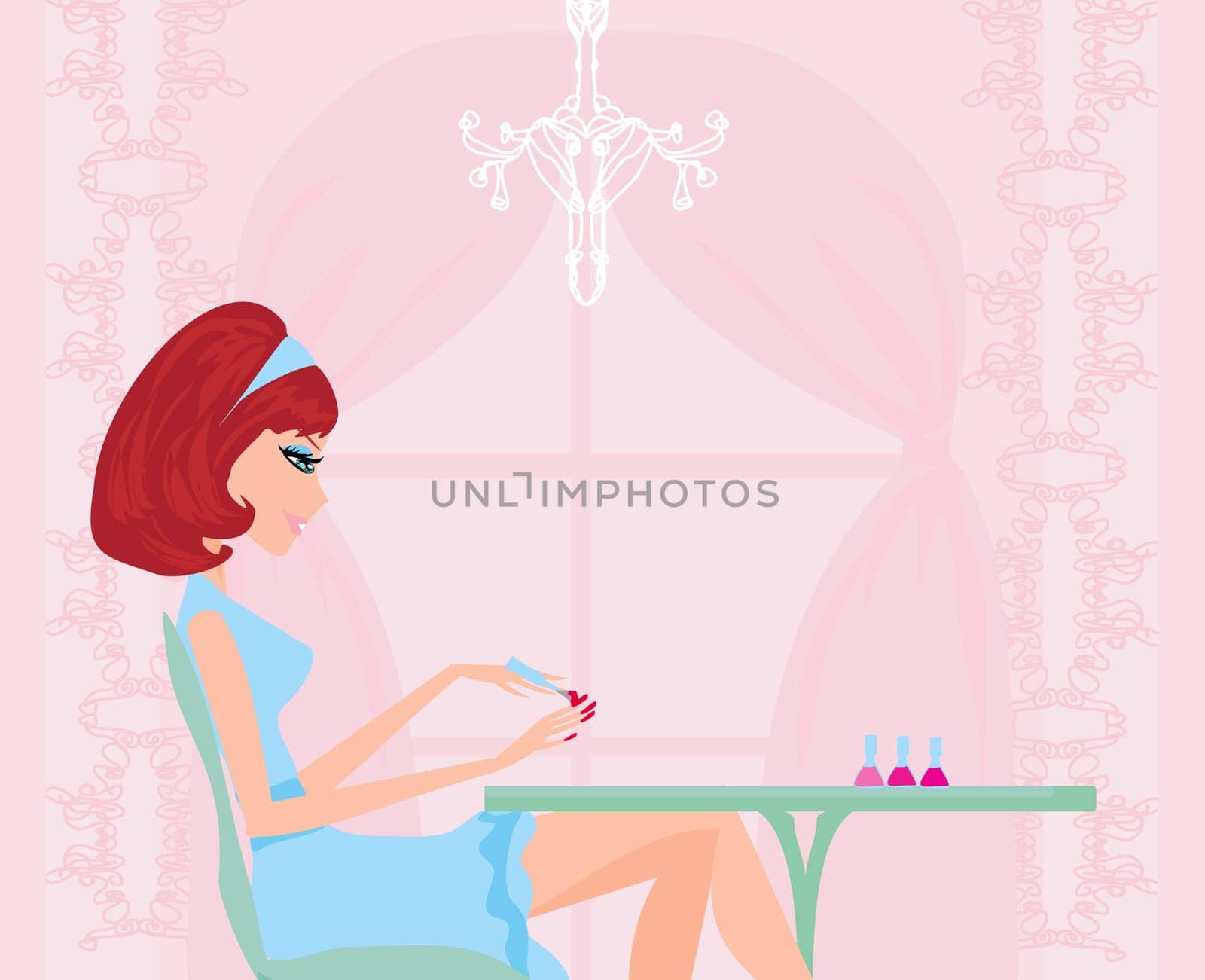 manicure lady