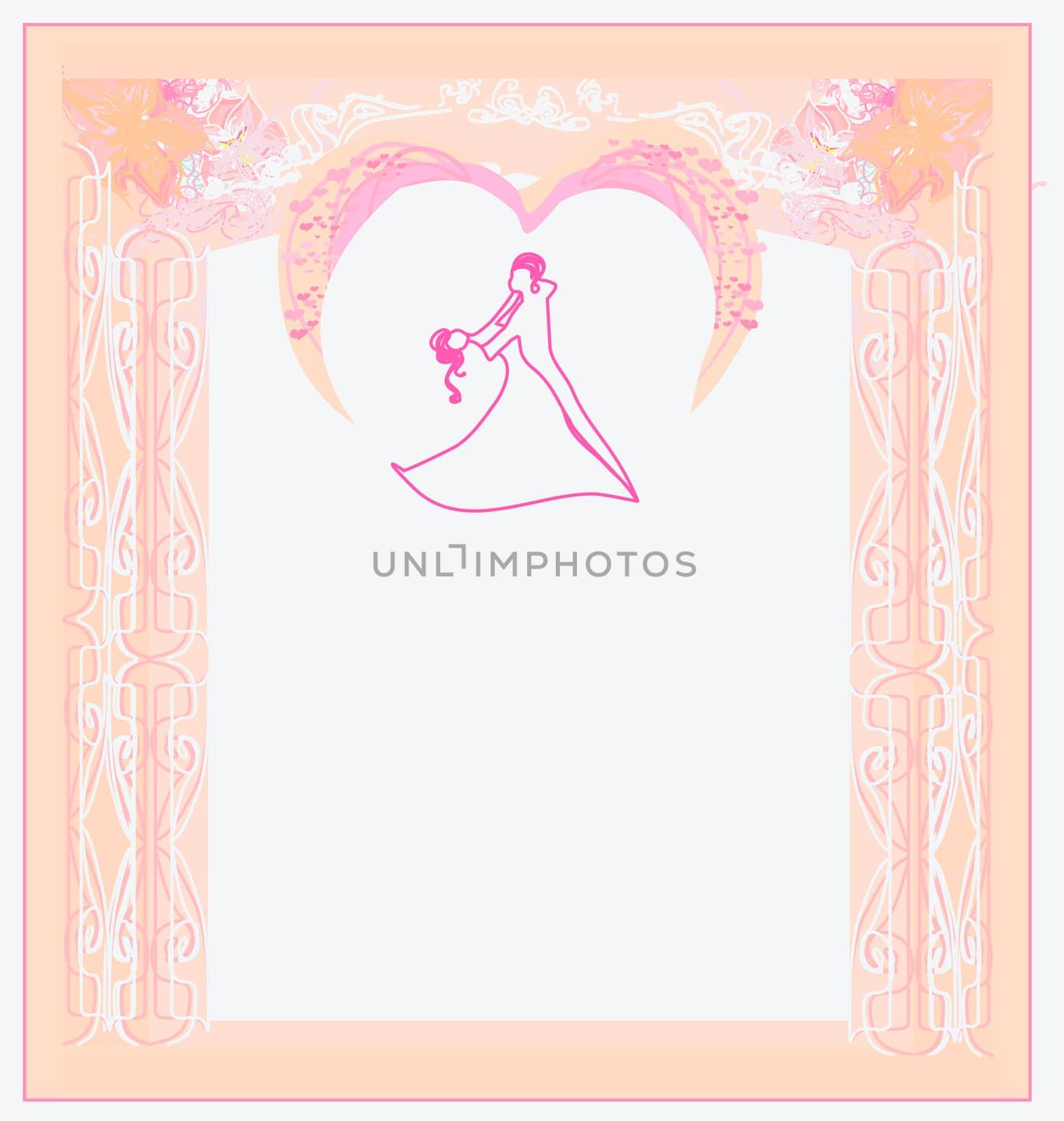 Ballroom dancers - invitation