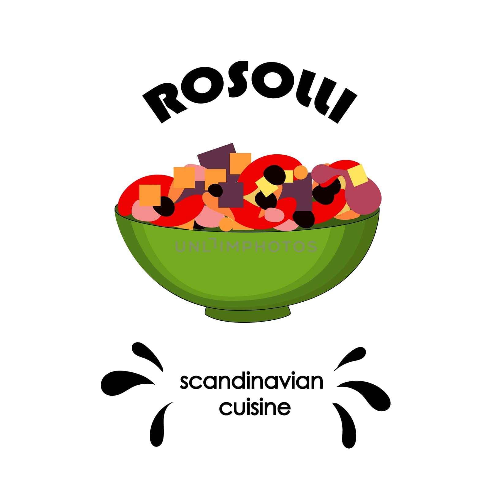 Scandinavian cuisine. ROSOLLI - FINNISH VEGETABLE SALAD ROSOLLI - Swedish translation