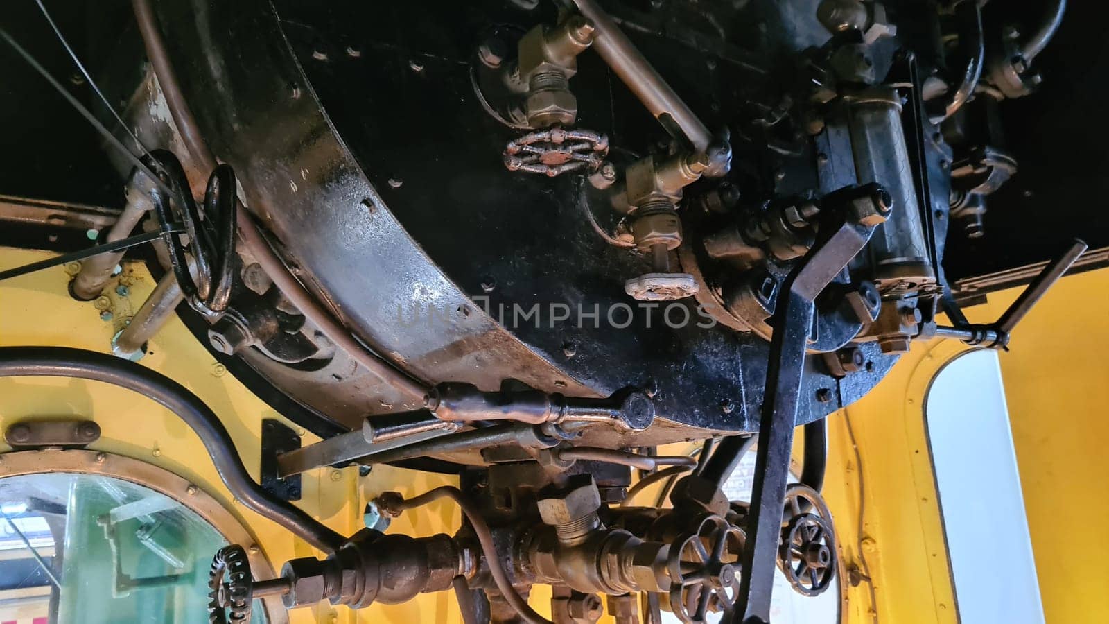 OUDDORP, NETHERLANDS - MAY 05, 2022:.Ouddorp, The Netherlands - May 05, 2022:.Visit the Railway Museum in Ouddorp, the Netherlands RTM Museum Ouddorp with a ride on the historical museum train and a steamboat trip