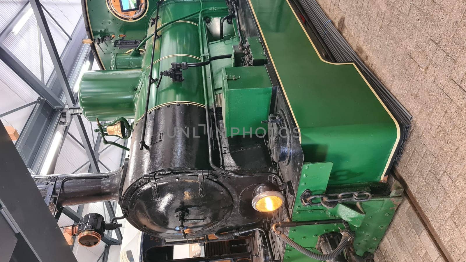 OUDDORP, NETHERLANDS - MAY 05, 2022:.Ouddorp, The Netherlands - May 05, 2022:.Visit the Railway Museum in Ouddorp, the Netherlands RTM Museum Ouddorp with a ride on the historical museum train and a steamboat trip