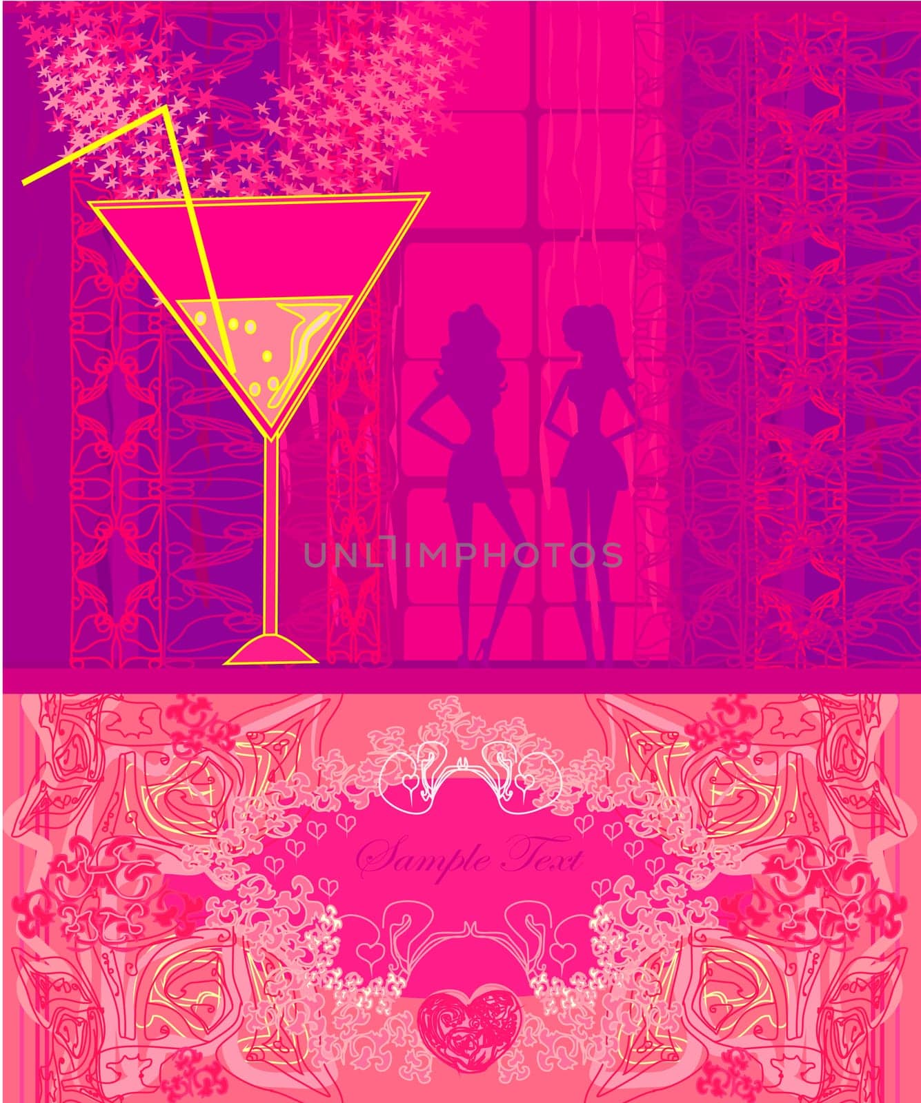 Invitation To Birthday Cocktail Party